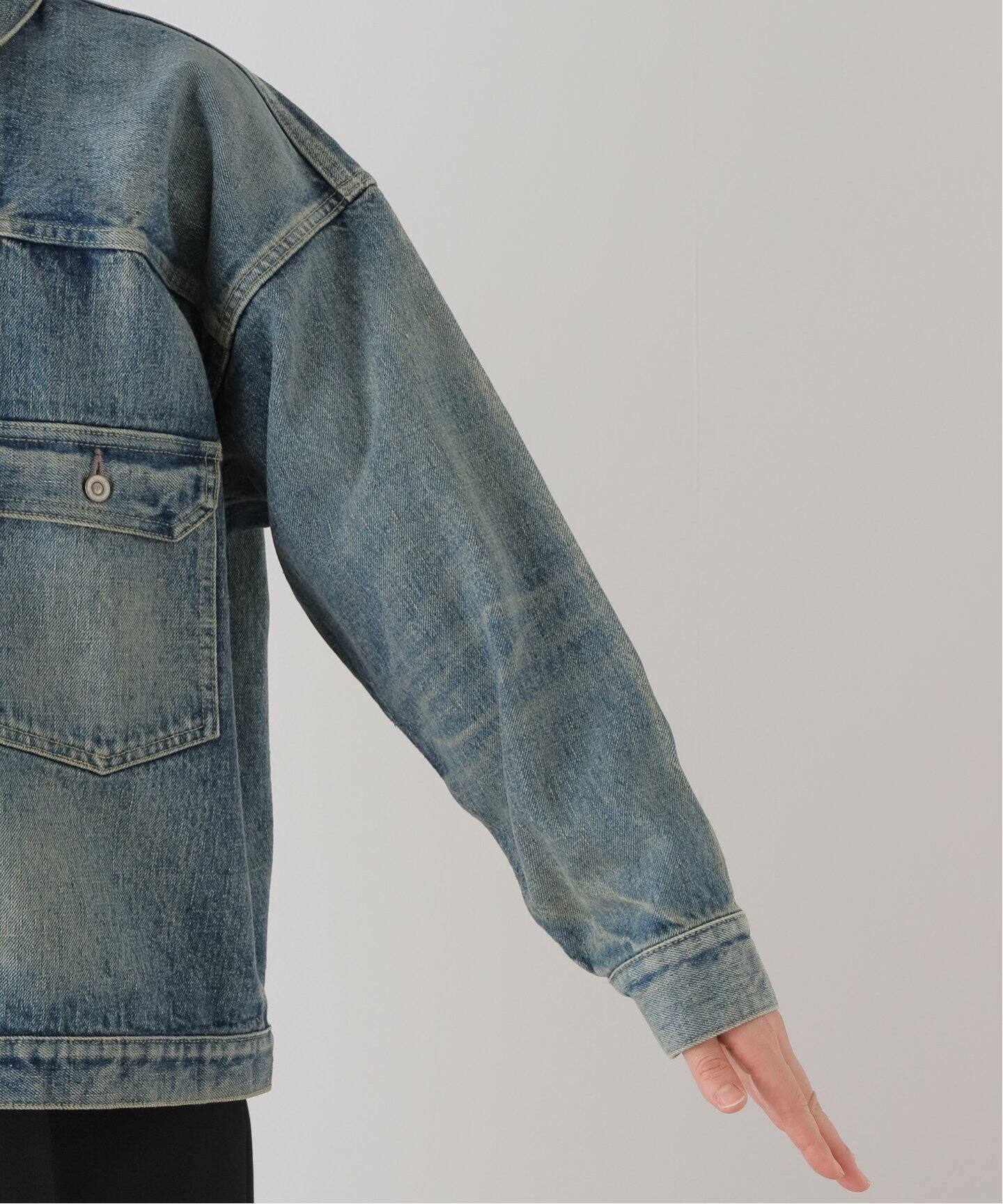 BONNY WOVEN / ボニーウーヴン】 BIG T Back 2PKT Denim JK（デニム 