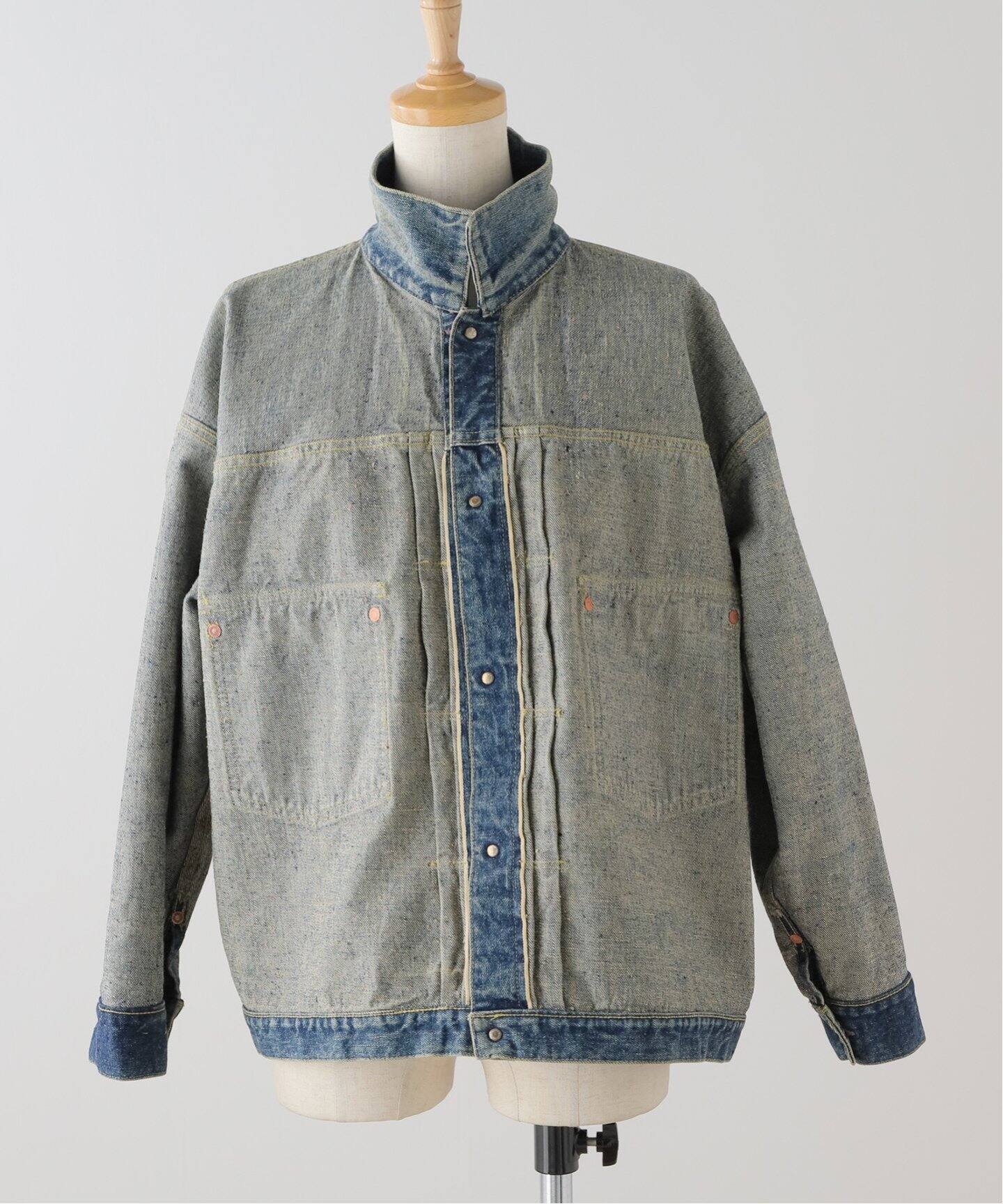 BONNY WOVEN / ボニーウーヴン】 BIG T Back 2PKT Denim JK（デニム 
