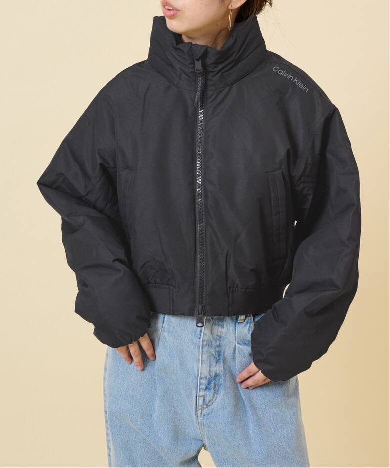 Calvin Klein / カルバン クライン】 Padded Cropped JK（中綿 