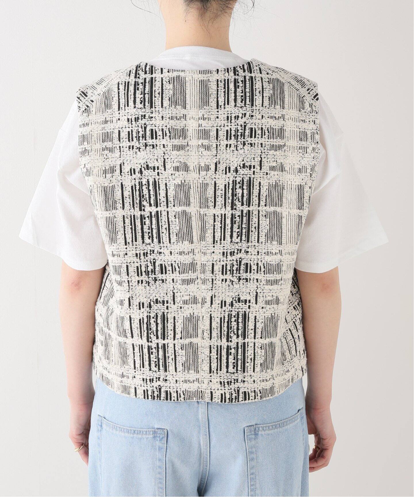 BLACK GIOLICAツイードベスト（ベスト）｜FRAMeWORK（フレームワーク 