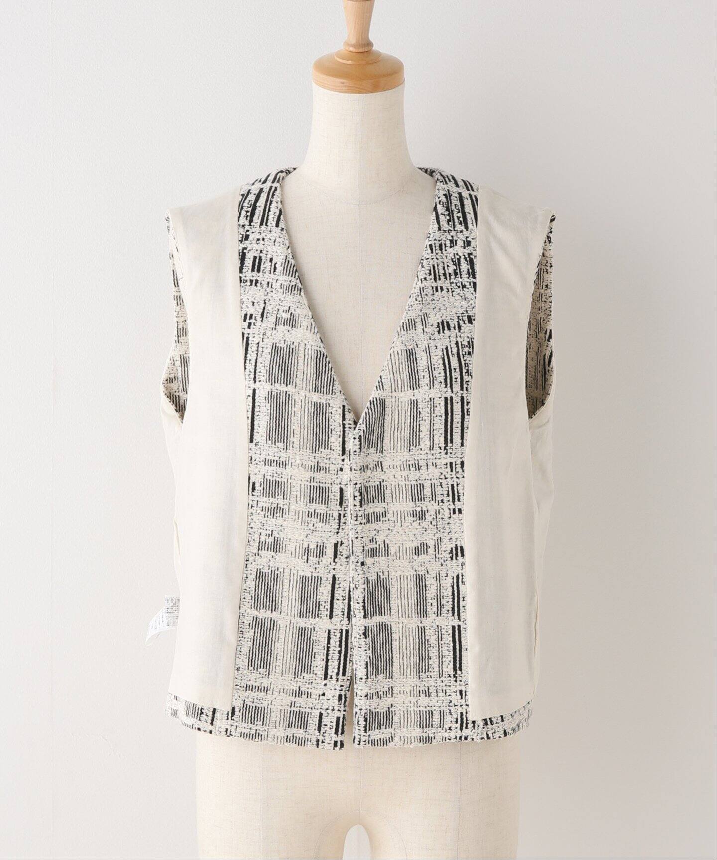 BLACK GIOLICAツイードベスト（ベスト）｜FRAMeWORK（フレームワーク 