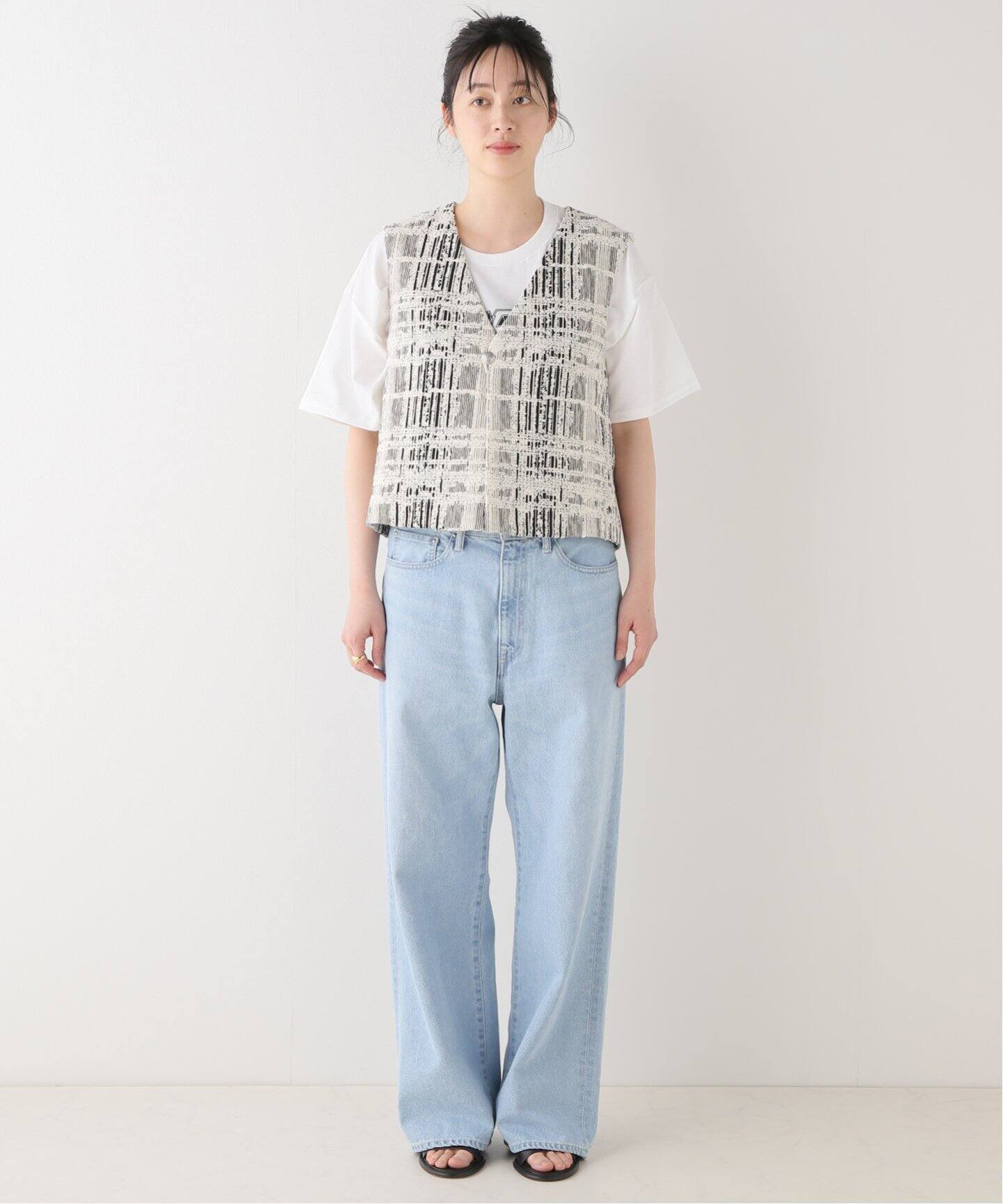 BLACK GIOLICAツイードベスト（ベスト）｜FRAMeWORK（フレームワーク 