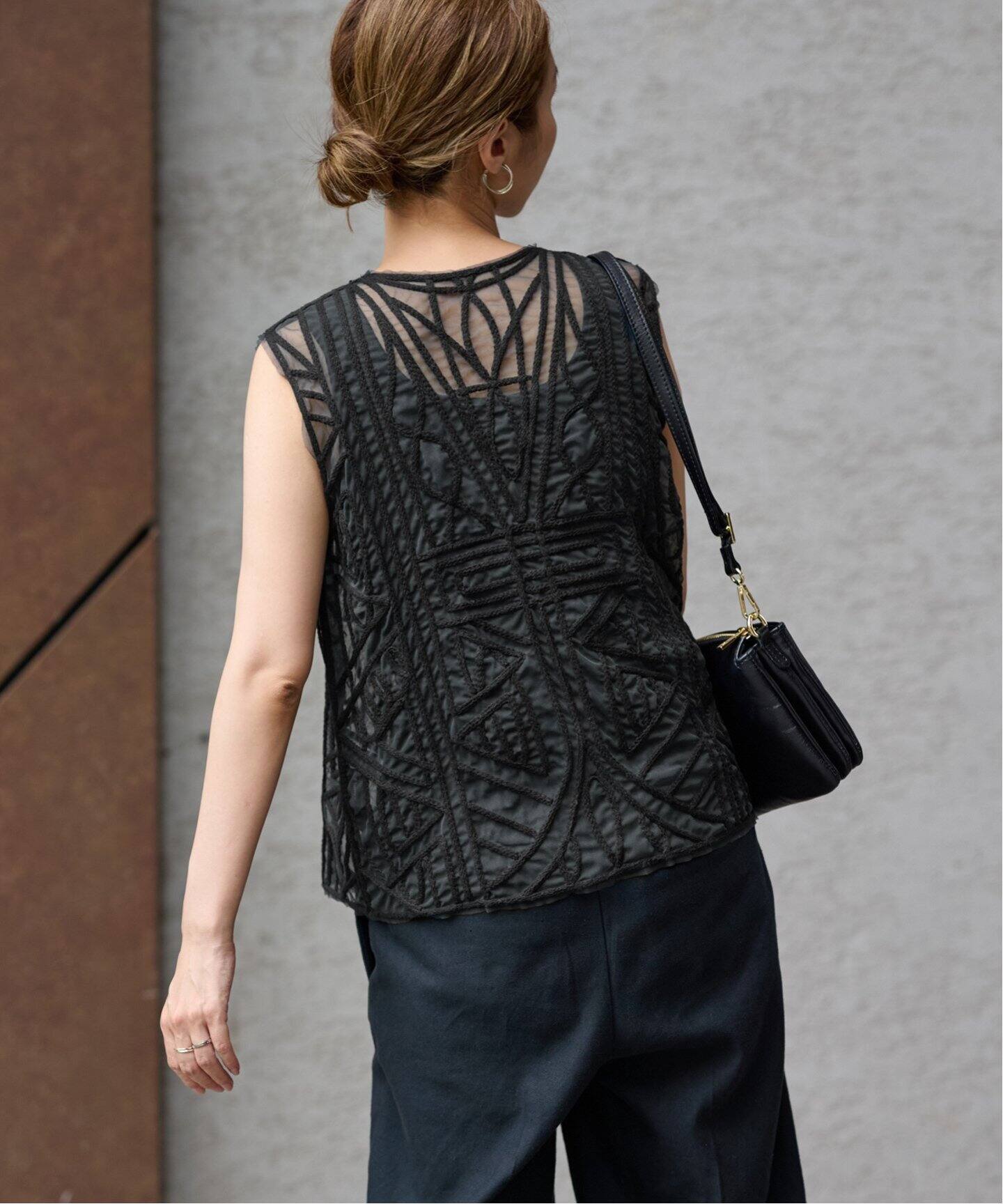チュール刺繍VEST（ベスト）｜FRAMeWORK（フレームワーク）の通販 