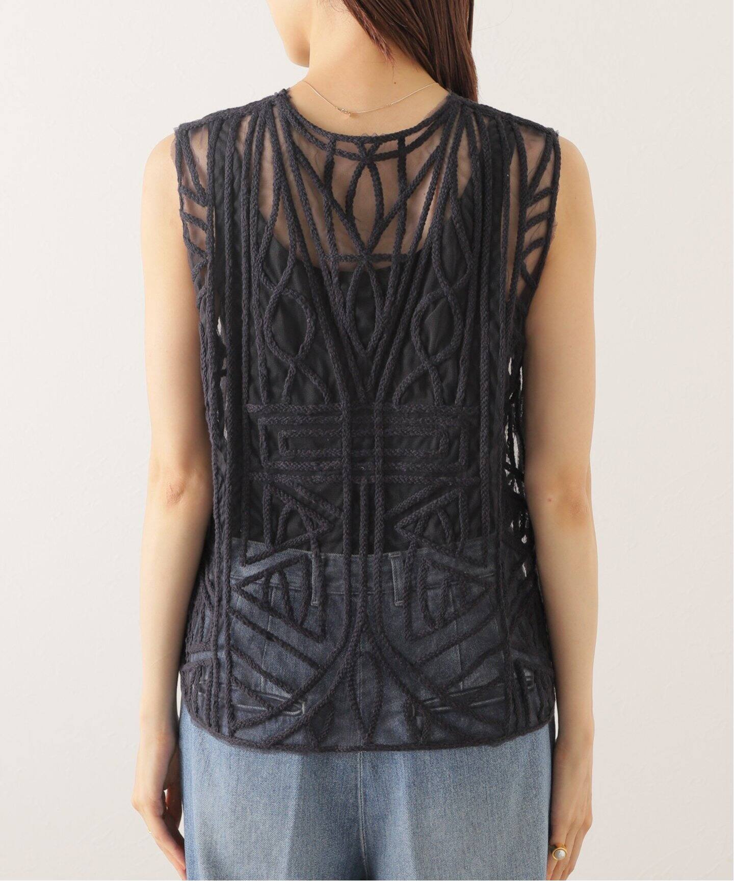 チュール刺繍VEST（ベスト）｜FRAMeWORK（フレームワーク）の通販 