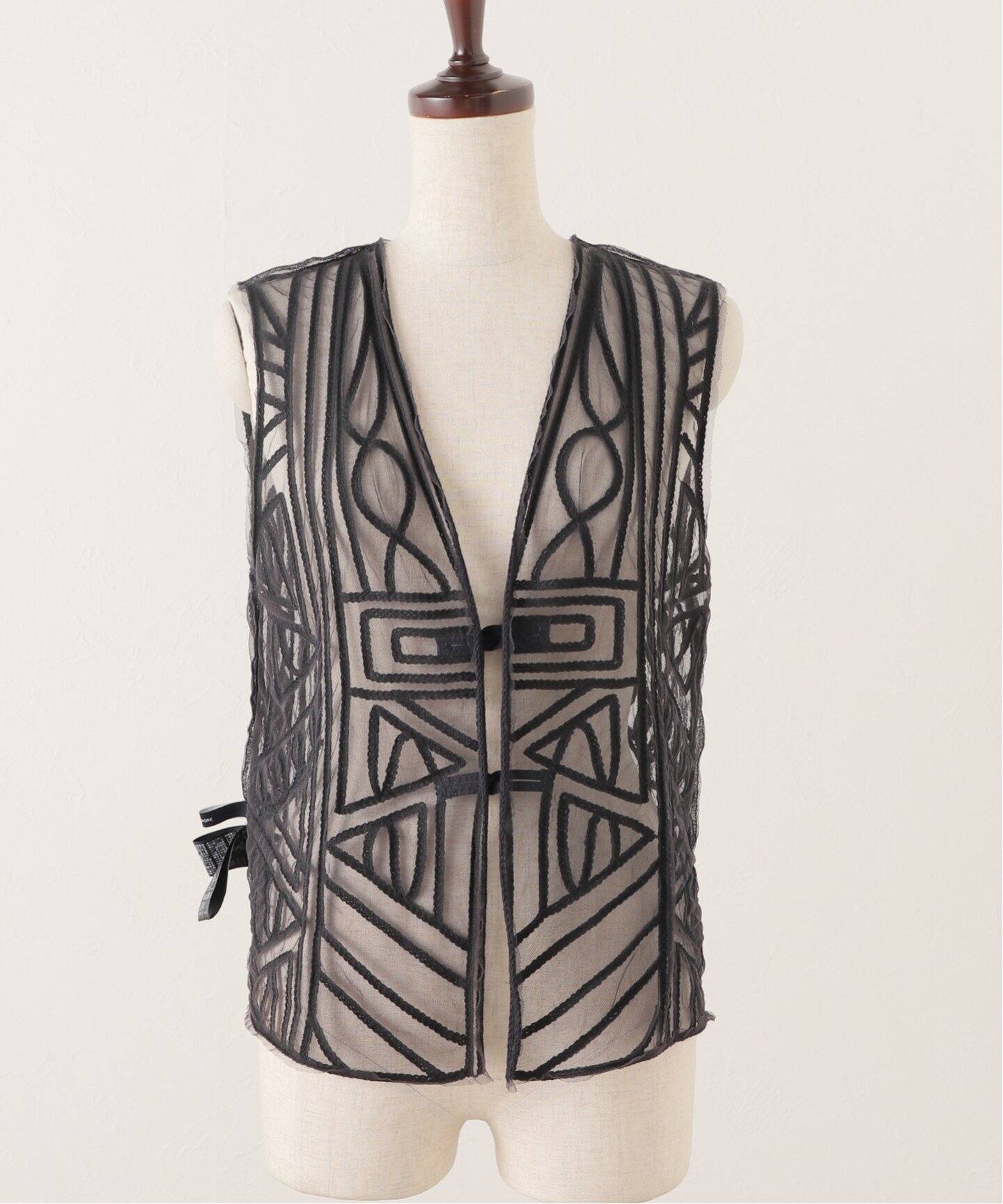 チュール刺繍VEST（ベスト）｜FRAMeWORK（フレームワーク）の通販  
