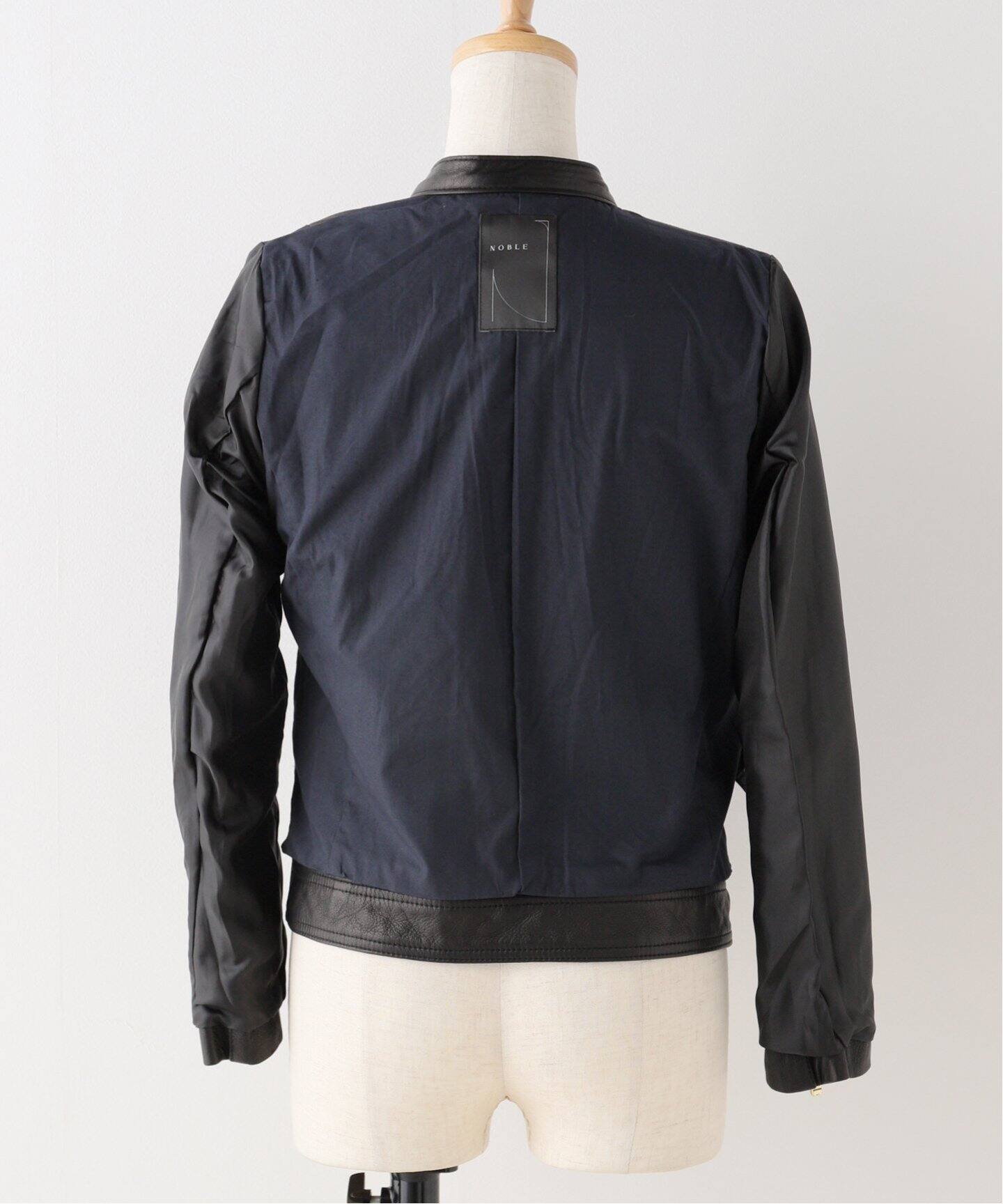 追加》ソフトラムレザーライダースブルゾン8（レザージャケット  