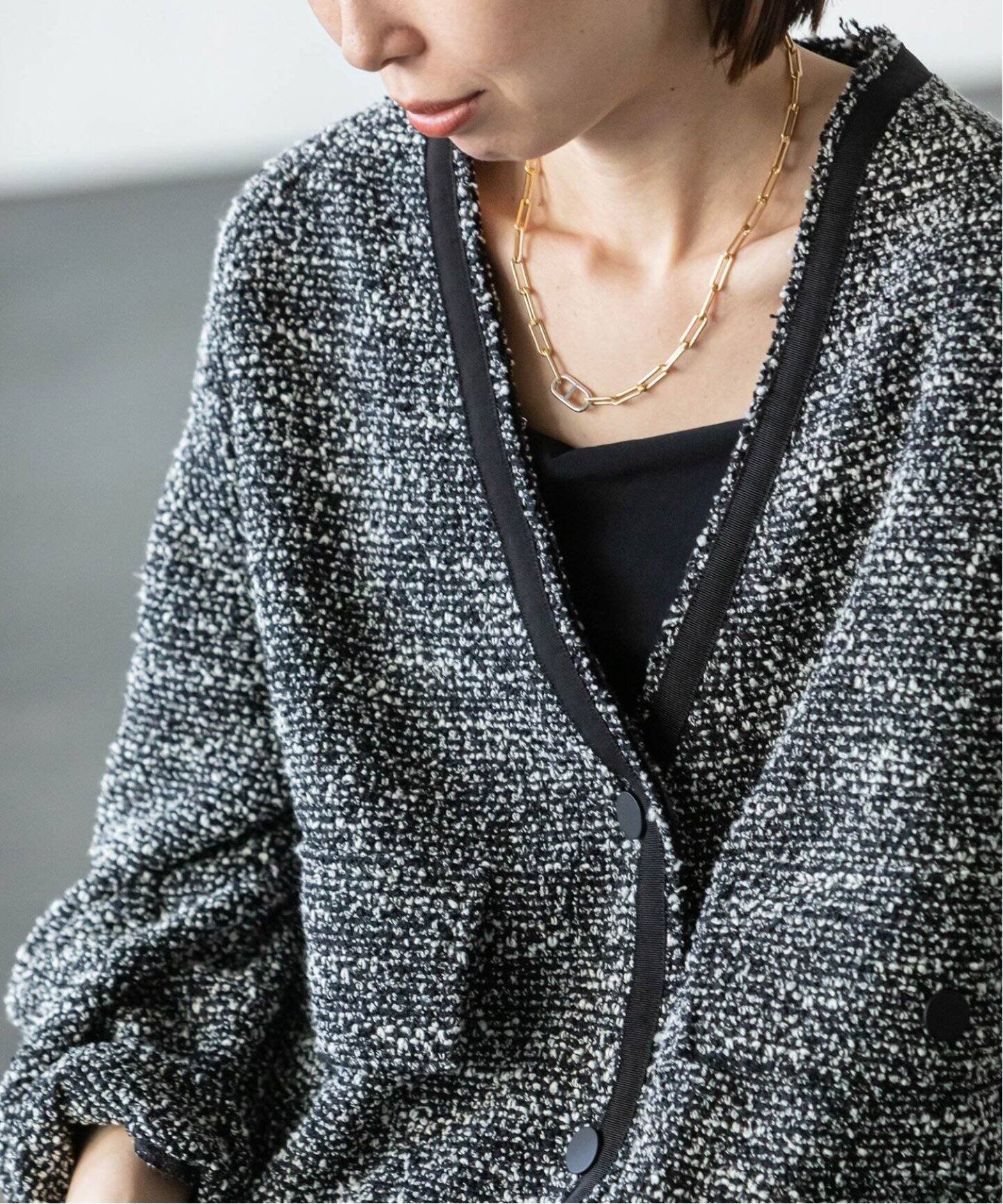 Web限定追加》【COG THE BIG SMOKE】HAYDENカーディガン（ノーカラー  