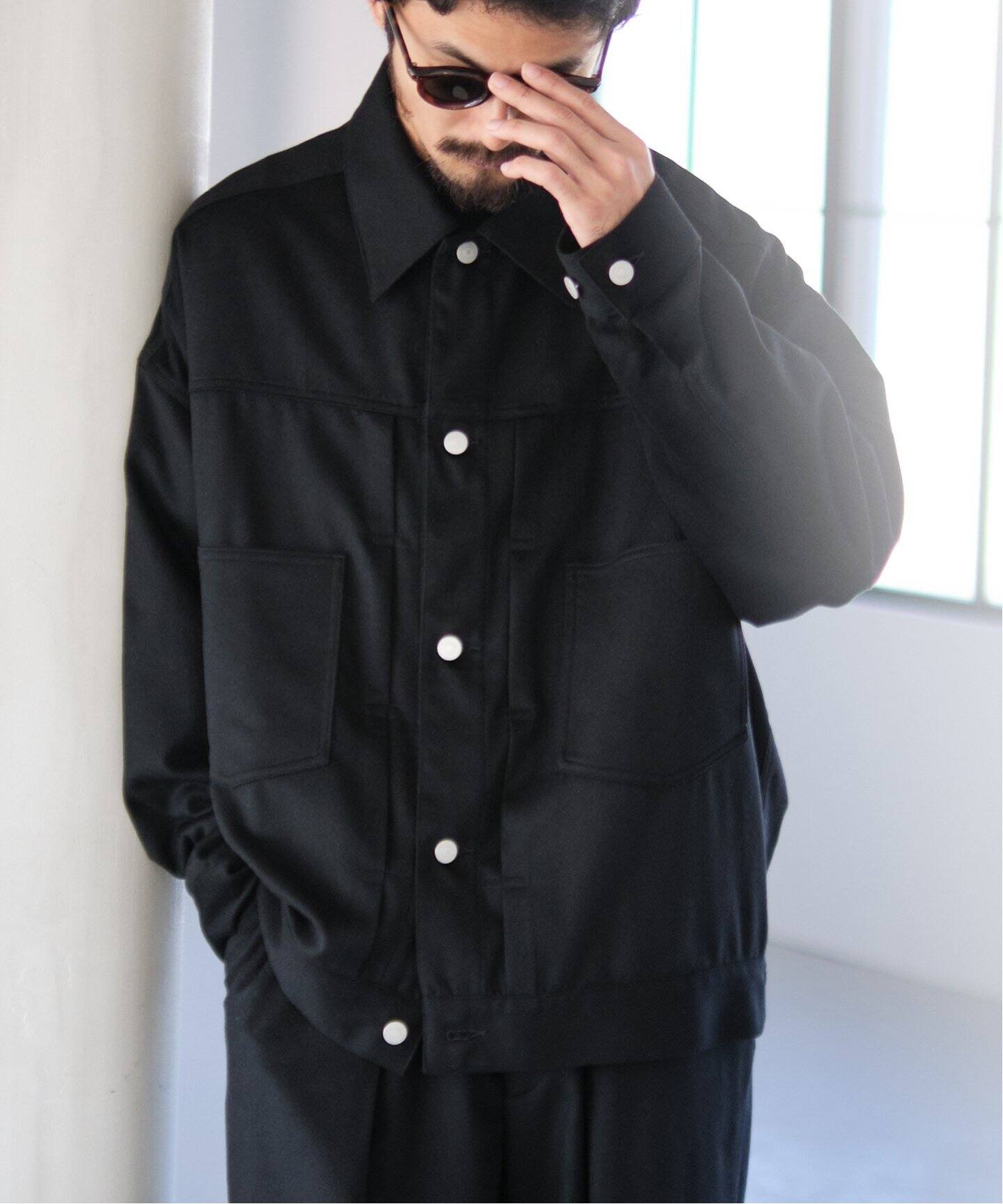 MARKAWARE / マーカウェア】別注 Cashmere Trucker JKT 2nd Type  