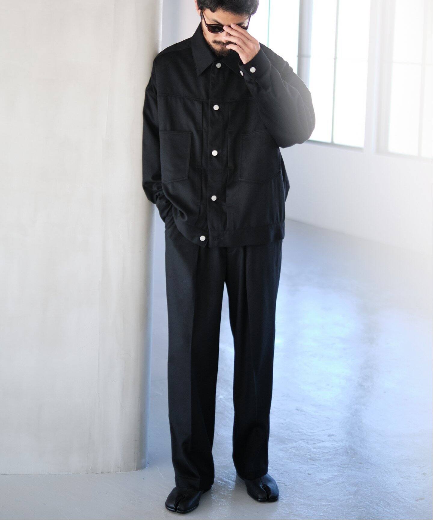 MARKAWARE / マーカウェア】別注 Cashmere Trucker JKT 2nd Type 