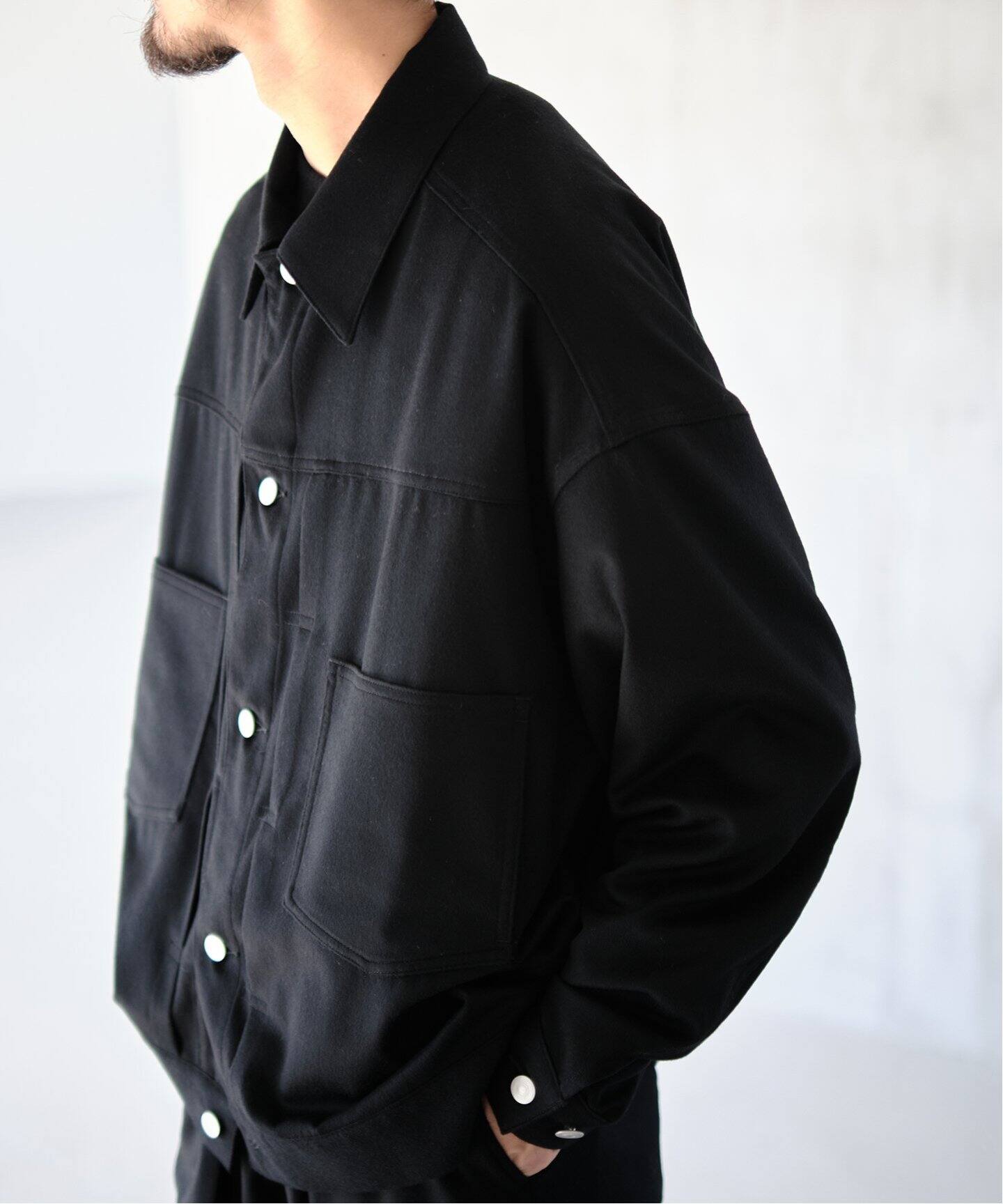 MARKAWARE / マーカウェア】別注 Cashmere Trucker JKT 2nd Type 