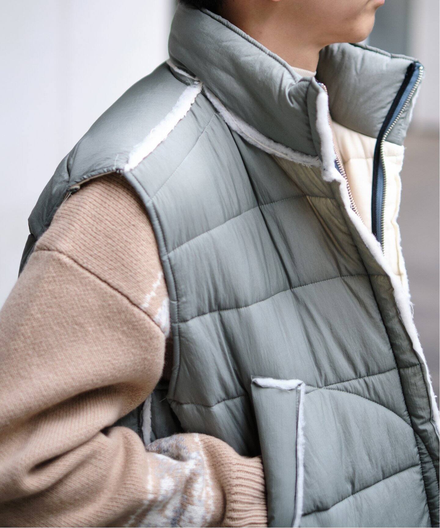 CAMIEL FORTGENS / カミエル・フォートヘンス】BODY WARMER PADDED 