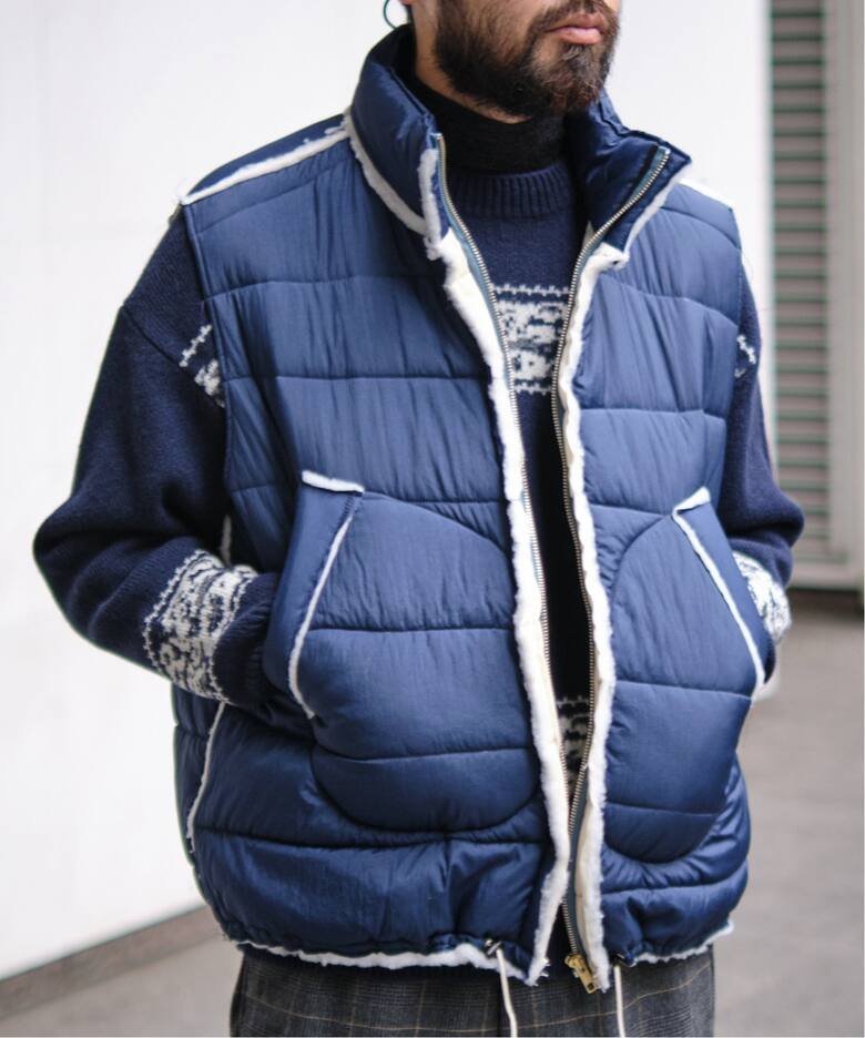 CAMIEL FORTGENS / カミエル・フォートヘンス】BODY WARMER PADDED 