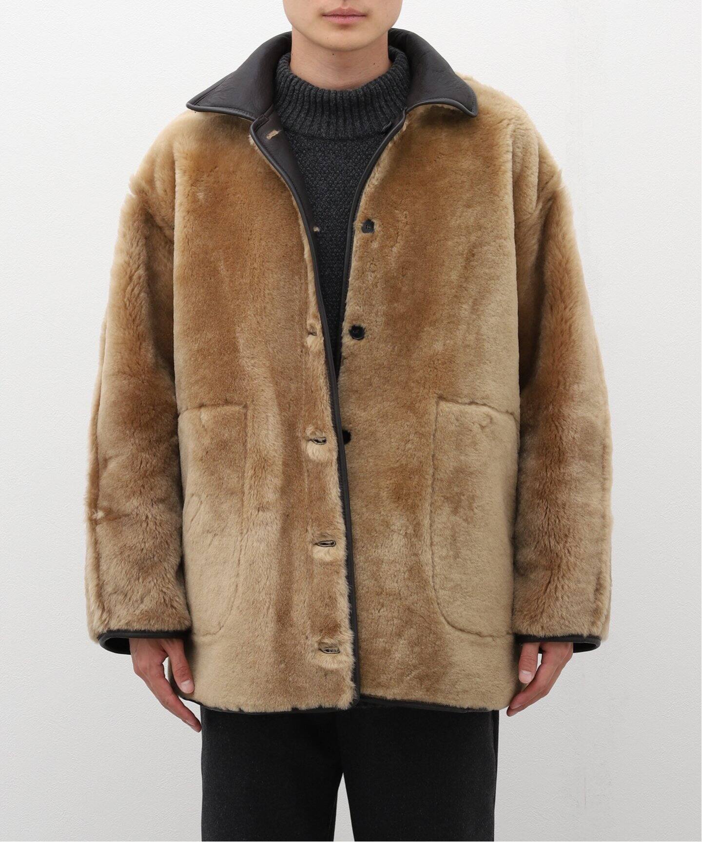 DKNY レザージャケット そそっかしい シープスキン100%大きいサイズ14