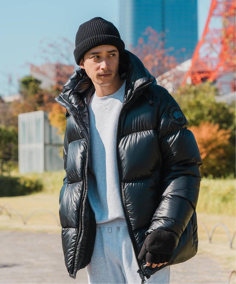 CANADA GOOSE (カナダグース) Crofton Puffer BLACK（ダウンジャケット  