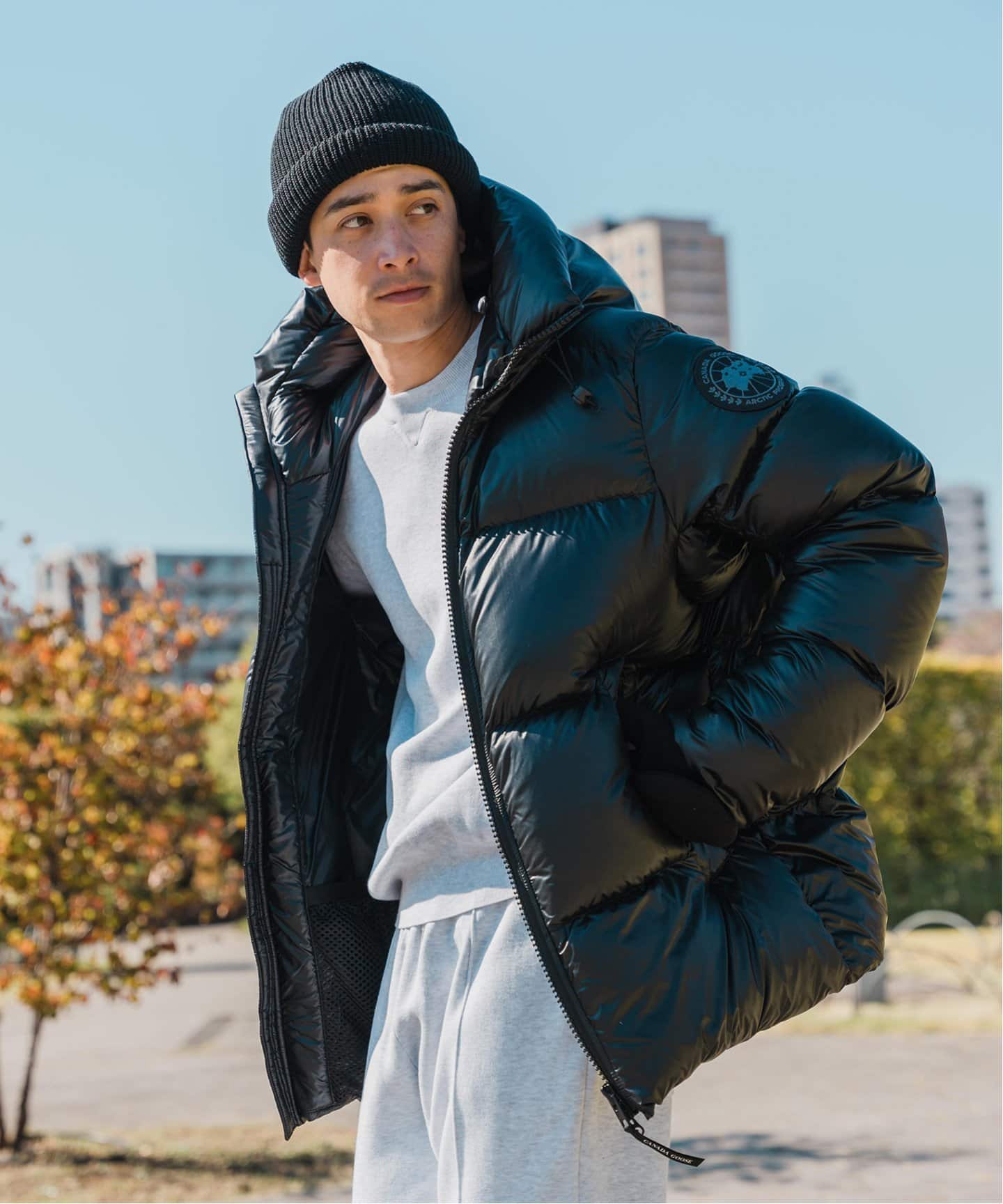 CANADA GOOSE (カナダグース) Crofton Puffer BLACK（ダウンジャケット