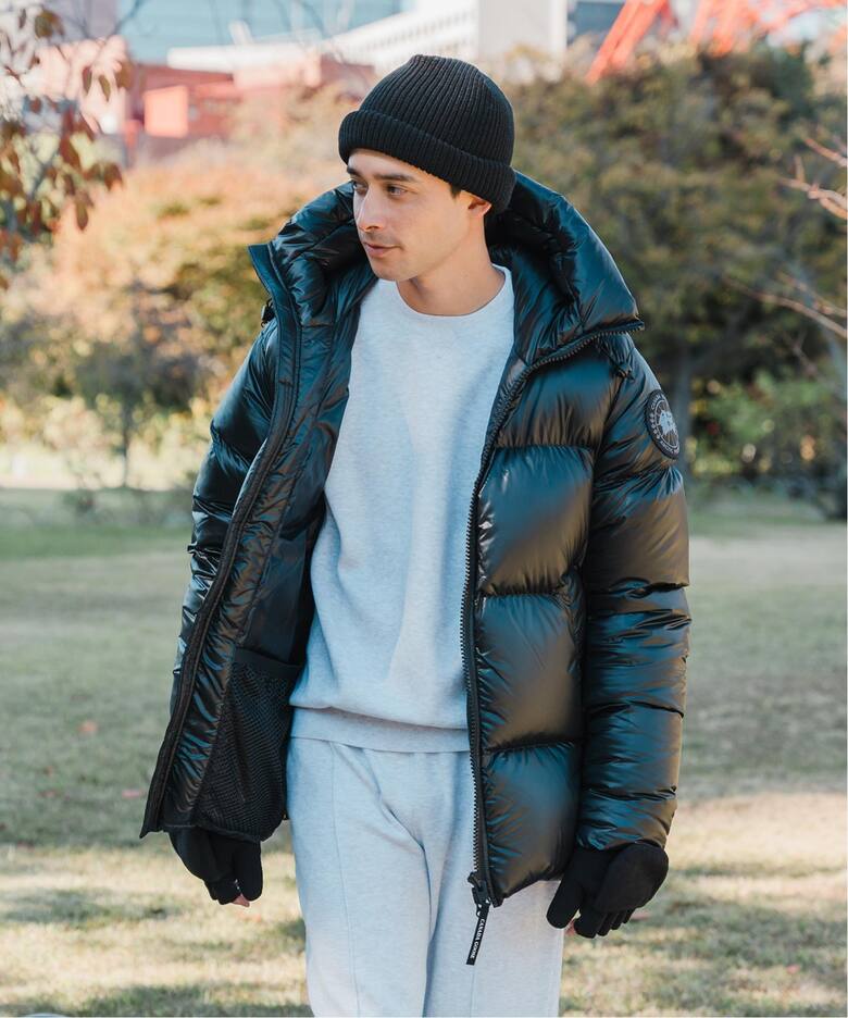 CANADA GOOSE (カナダグース) Crofton Puffer BLACK（ダウンジャケット 