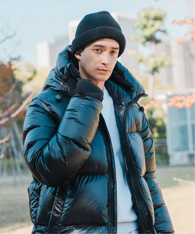 CANADA GOOSE (カナダグース) Crofton Puffer BLACK（ダウンジャケット  