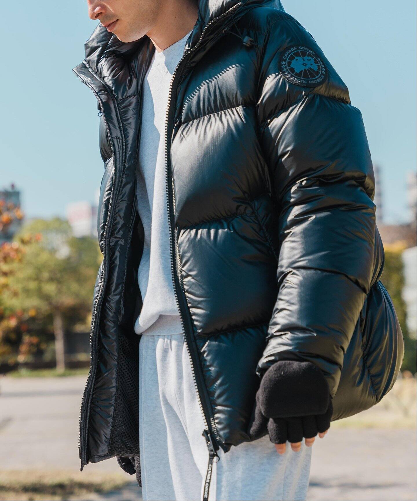 CANADA GOOSE (カナダグース) Crofton Puffer BLACK（ダウンジャケット 