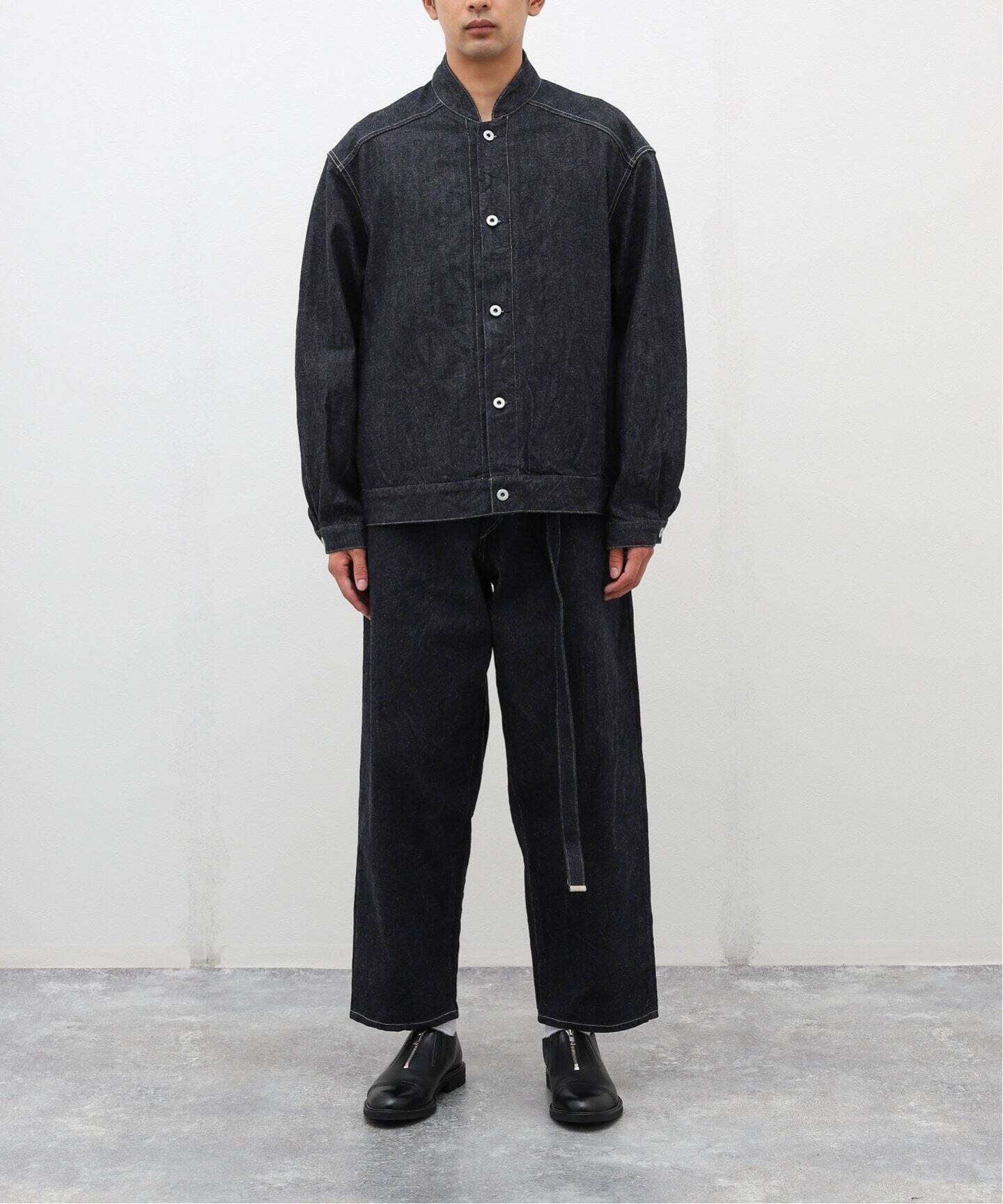 blurhms / ブラームス】12.9oz Denim Stand Collar ジャケット（デニム  