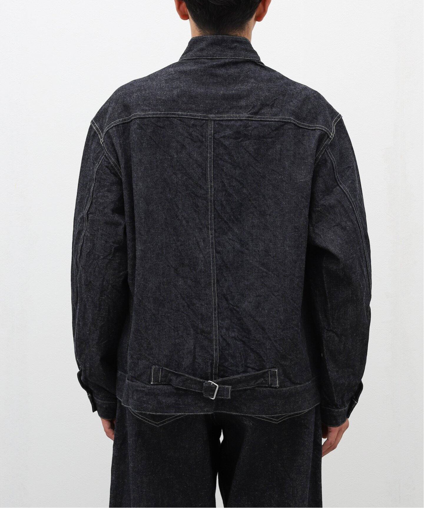 blurhms / ブラームス】12.9oz Denim Stand Collar ジャケット（デニム 