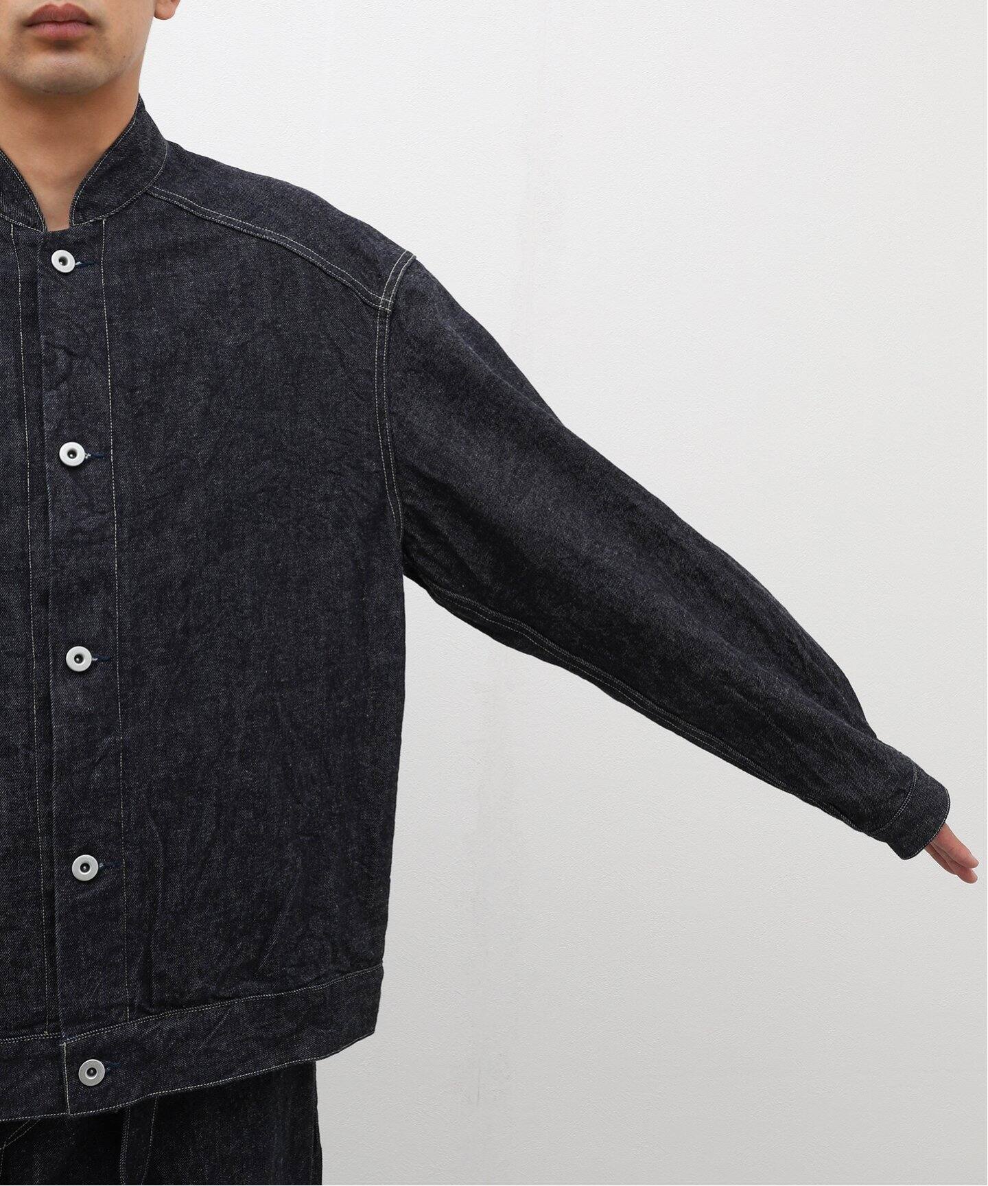 blurhms / ブラームス】12.9oz Denim Stand Collar ジャケット（デニム 