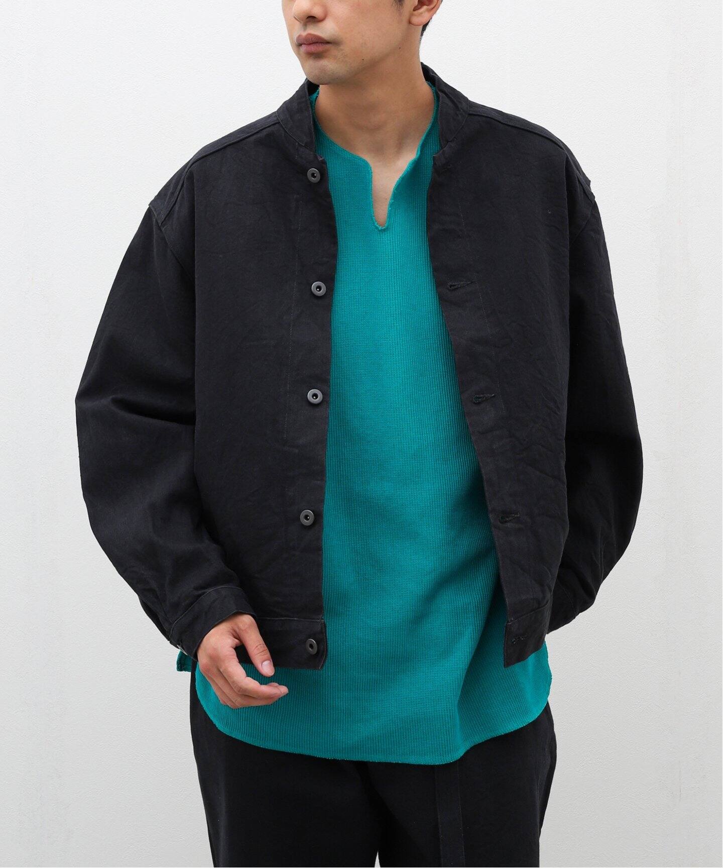 blurhms / ブラームス】12.9oz Denim Stand Collar ジャケット（デニム 