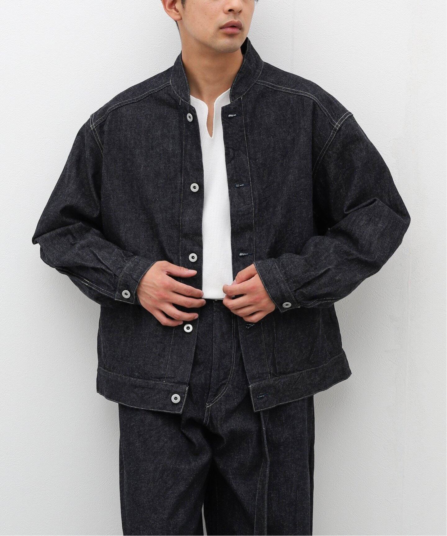 blurhms / ブラームス】12.9oz Denim Stand Collar ジャケット（デニム 