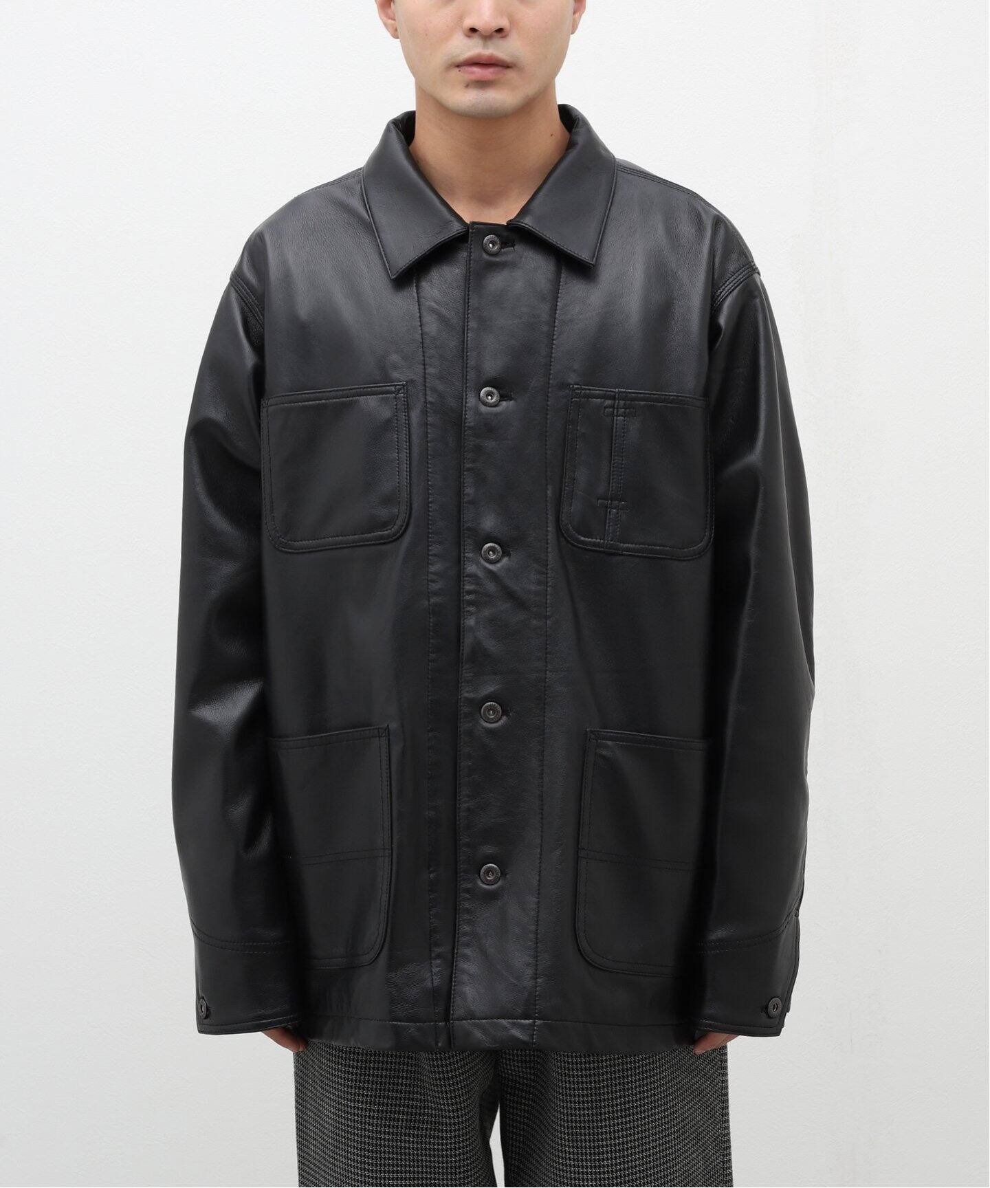 Schott / ショット】LAMB LEATHER COVERALL JACKET（レザージャケット 