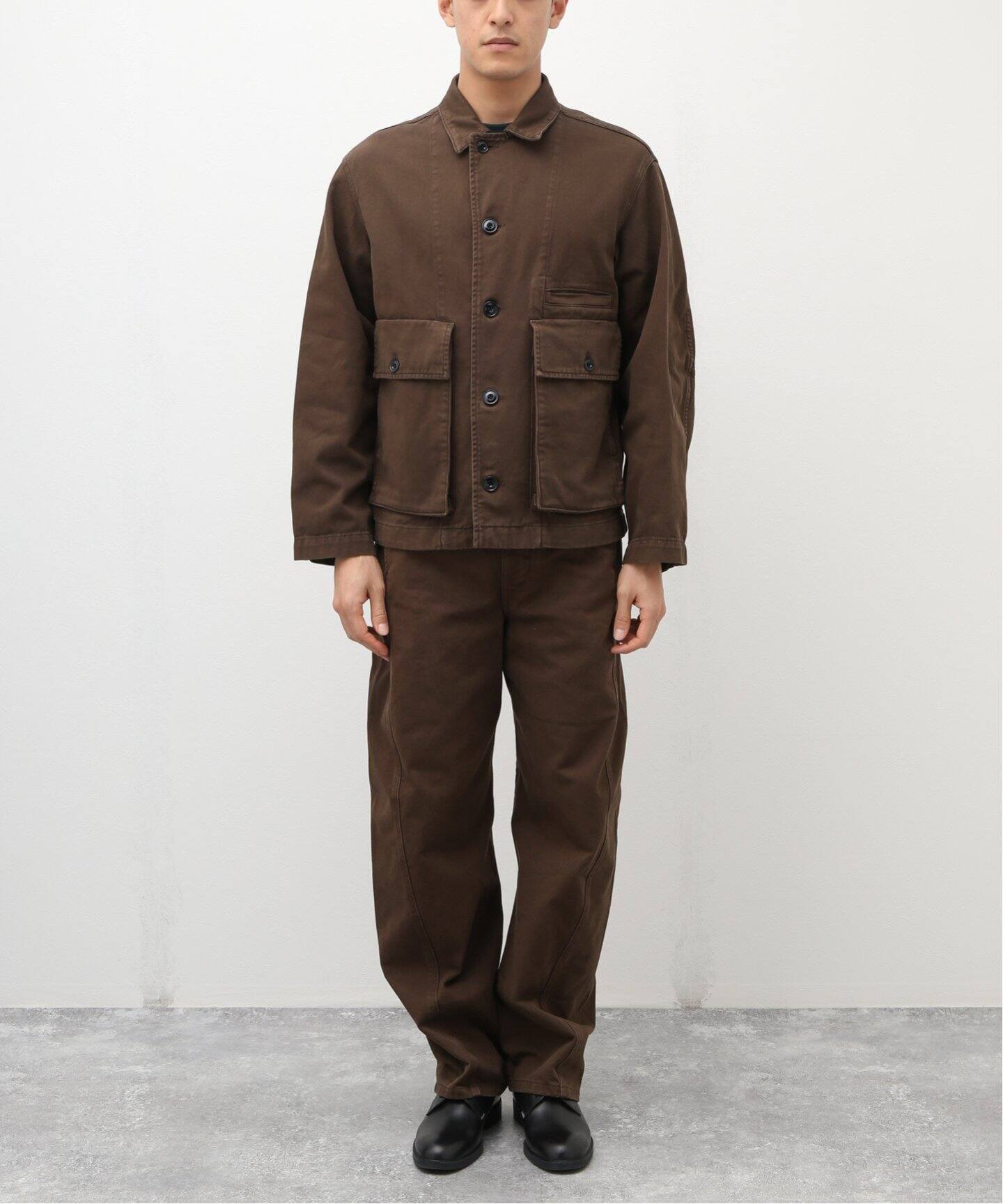 LEMAIRE / ルメール】BOXY JACKET BROWN（その他ブルゾン／アウター 