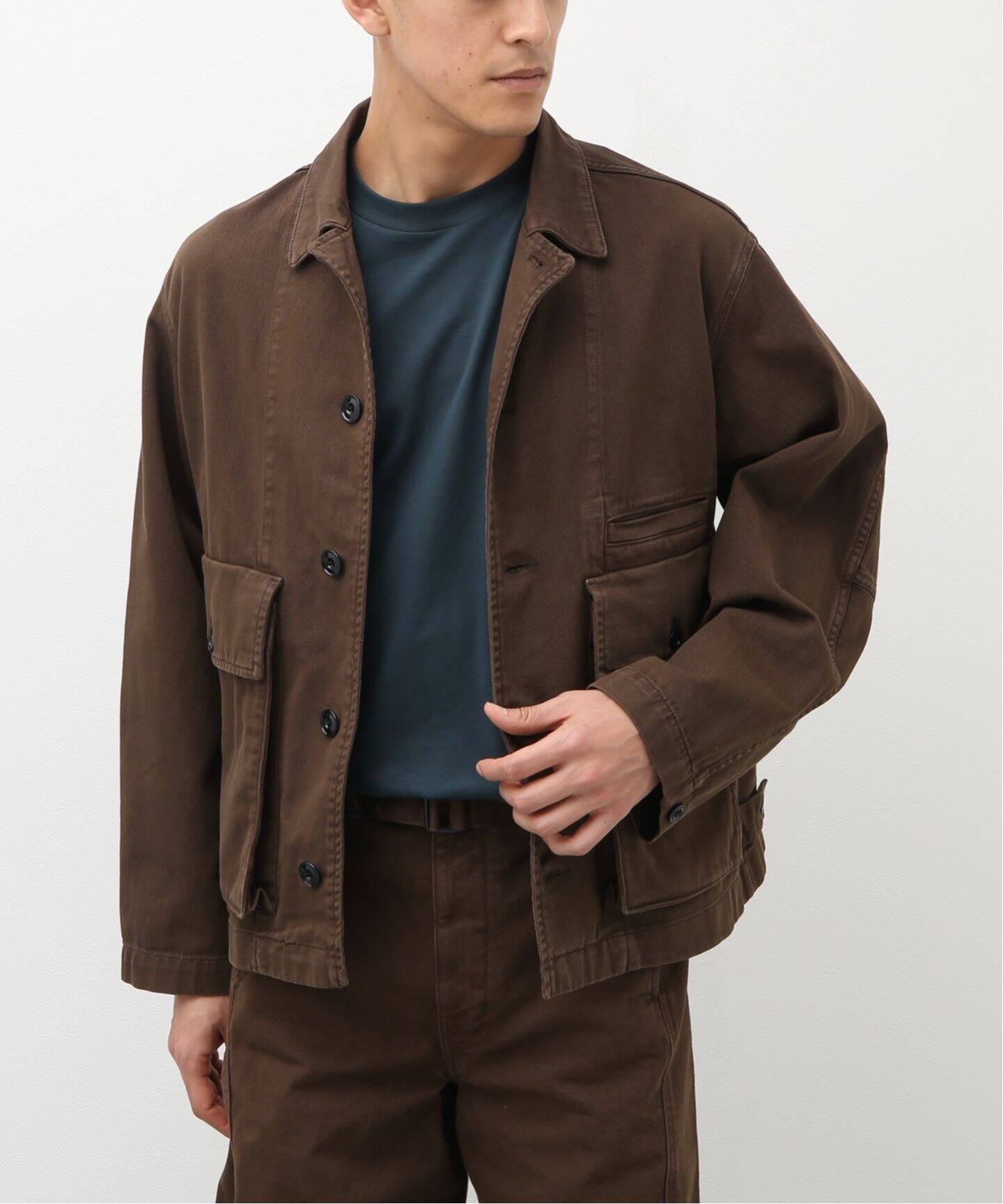 LEMAIRE / ルメール】BOXY JACKET BROWN（その他ブルゾン／アウター  