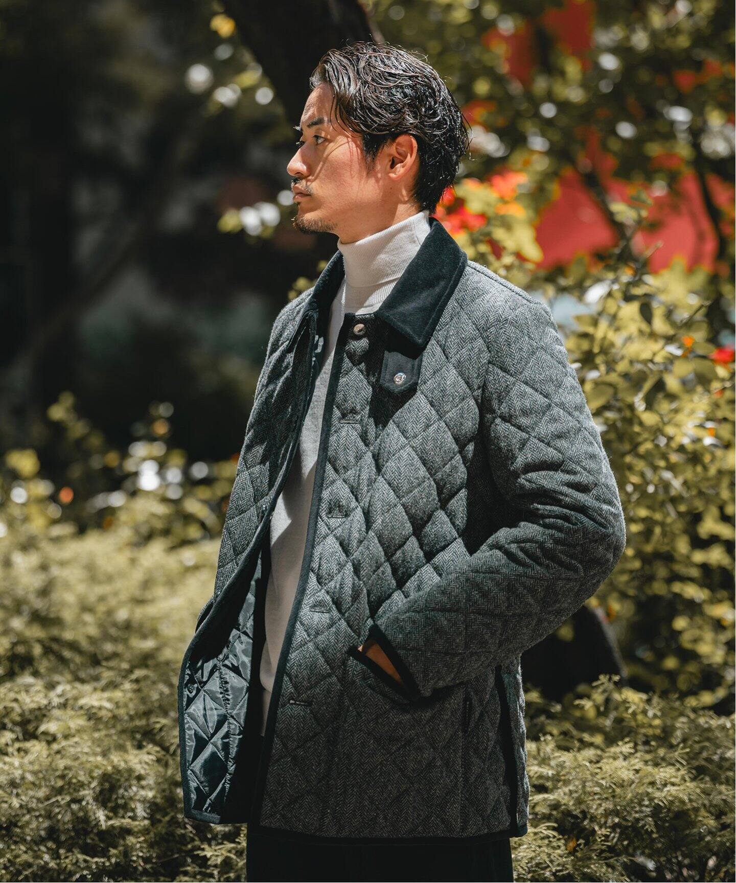 MACKINTOSH / マッキントッシュ】別注 WAVERLY ウール ヘリンボーン 