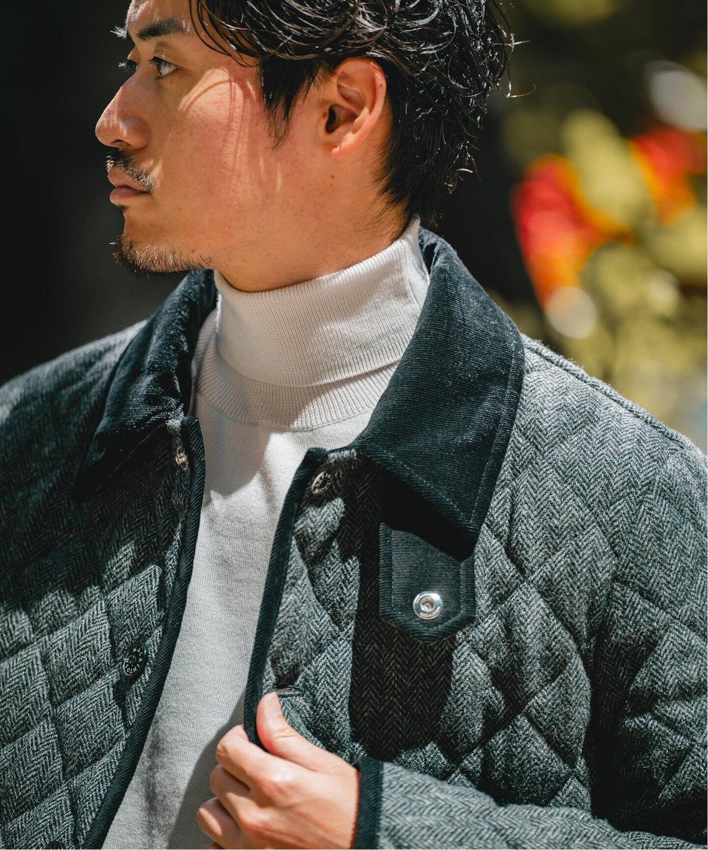 MACKINTOSH / マッキントッシュ】別注 WAVERLY ウール ヘリンボーン  