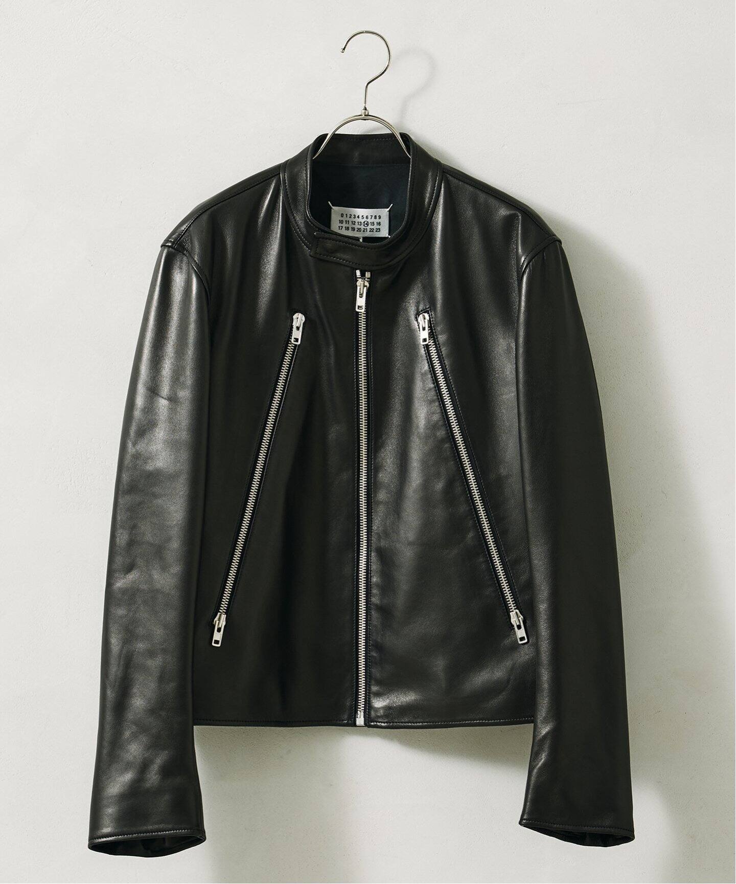 MAISON MARGIELA / メゾン マルジェラ】5 ZIP LEATHER JACKET（レザー 