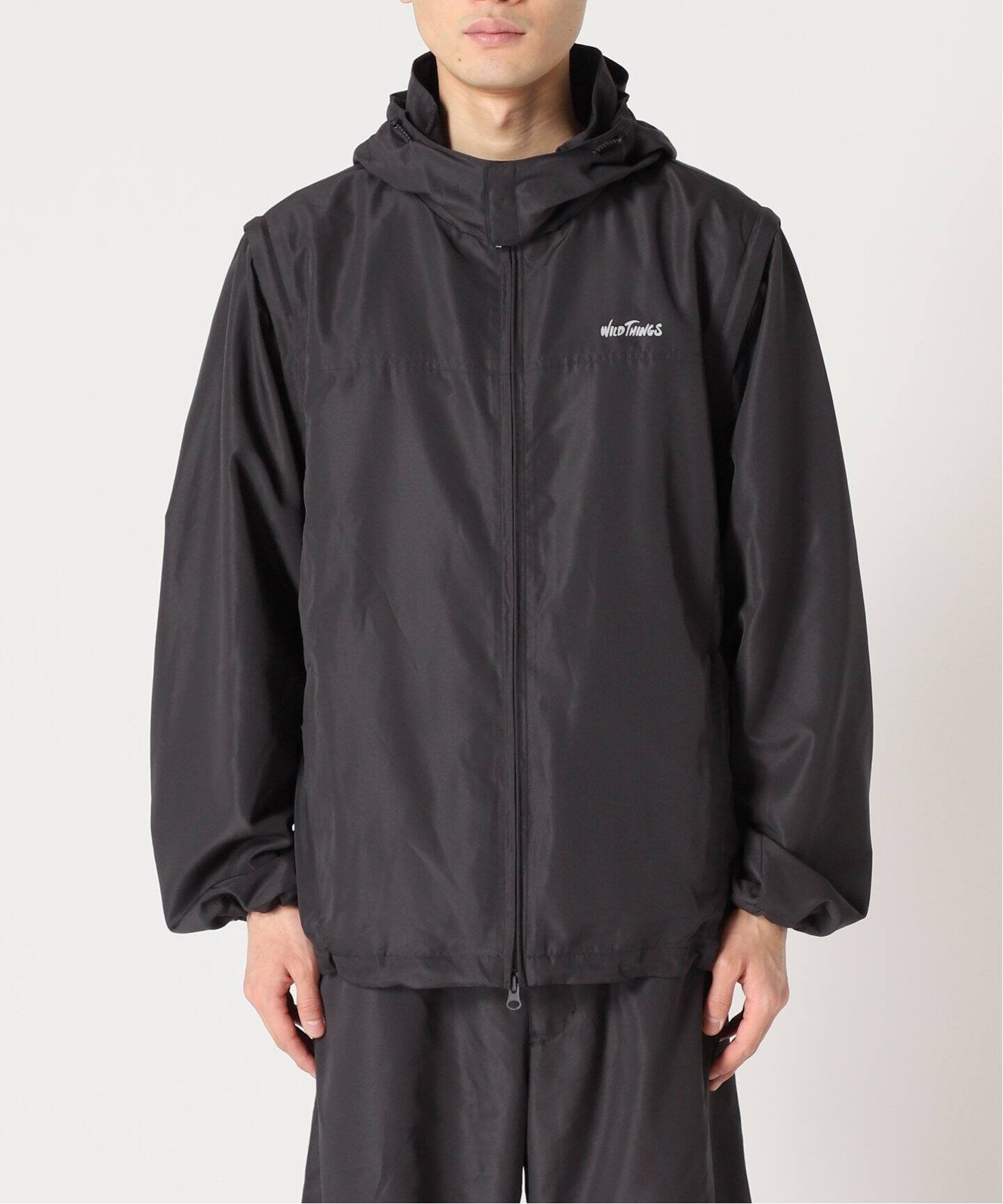 WILDTHINGS / ワイルドシングス】別注 CONVERTIBLE JACKET（ナイロン  