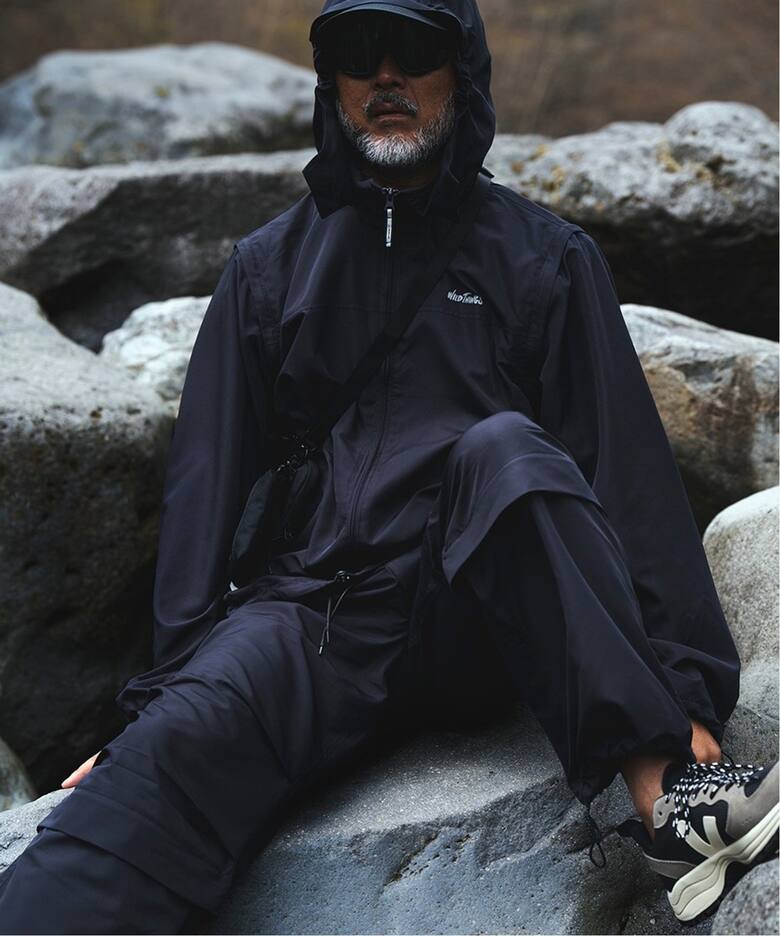 WILDTHINGS / ワイルドシングス】別注 CONVERTIBLE JACKET（ナイロン  