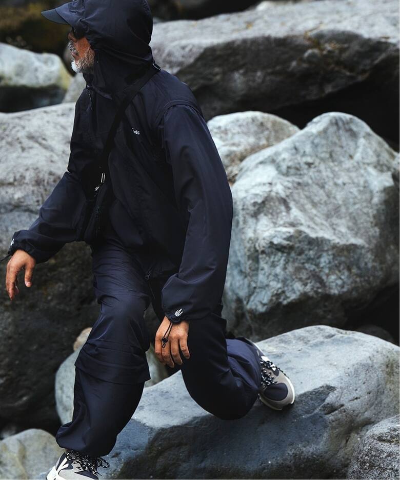 WILDTHINGS / ワイルドシングス】別注 CONVERTIBLE JACKET（ナイロン  