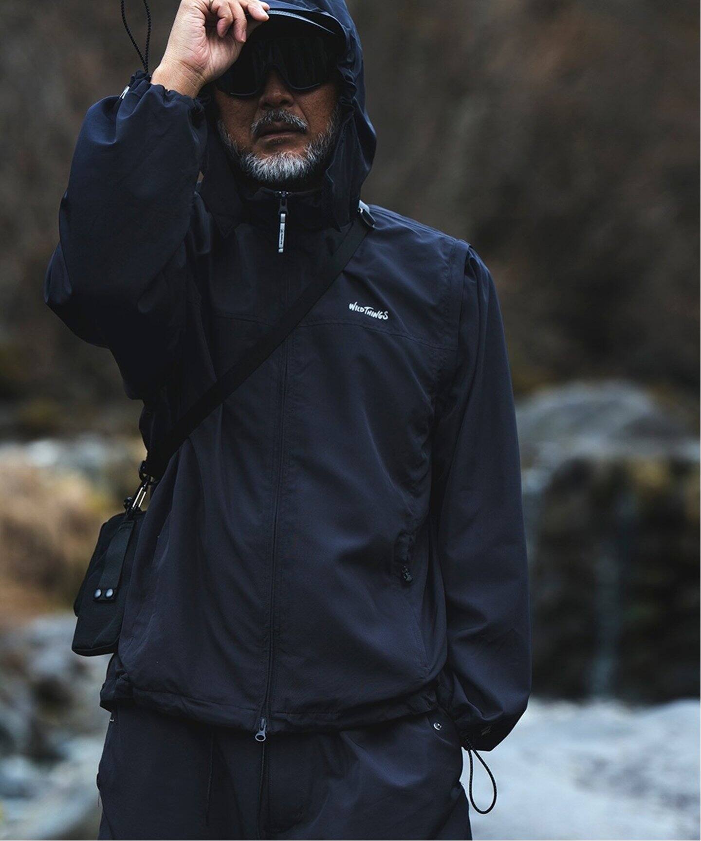 WILDTHINGS / ワイルドシングス】別注 CONVERTIBLE JACKET（ナイロン  