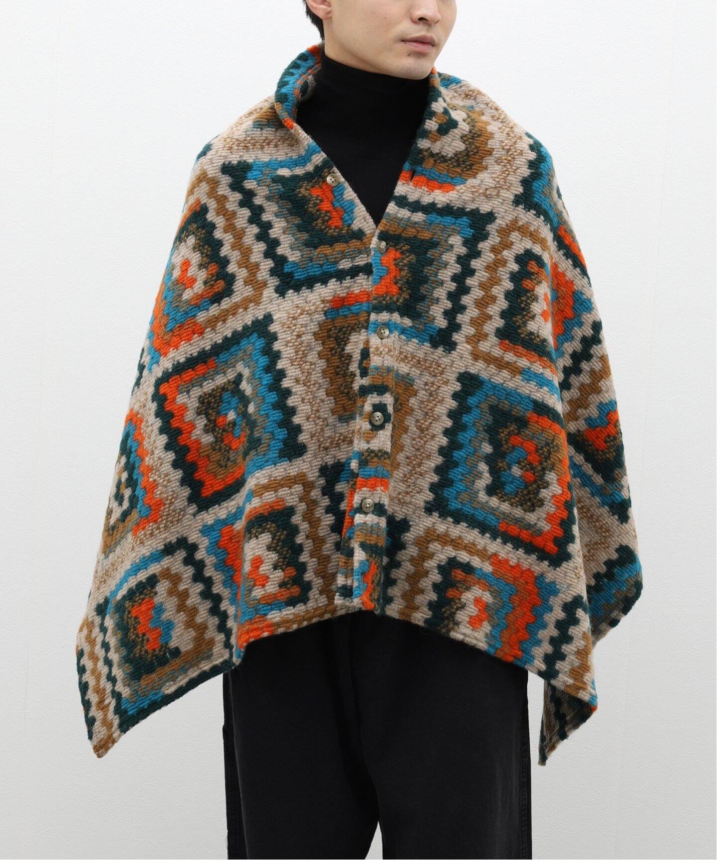 ENGINEERED GARMENTS / エンジニアドガーメンツ】Button Shawl/NQ386  