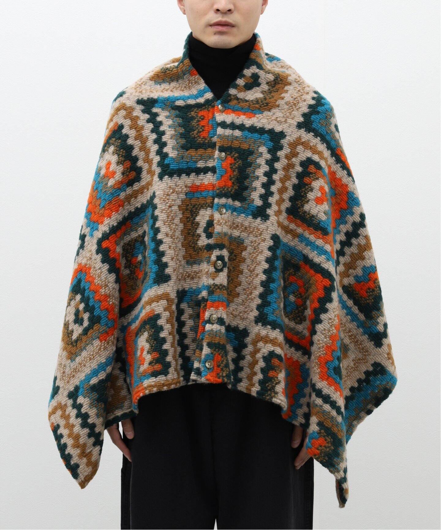 ENGINEERED GARMENTS / エンジニアドガーメンツ】Button Shawl/NQ386 