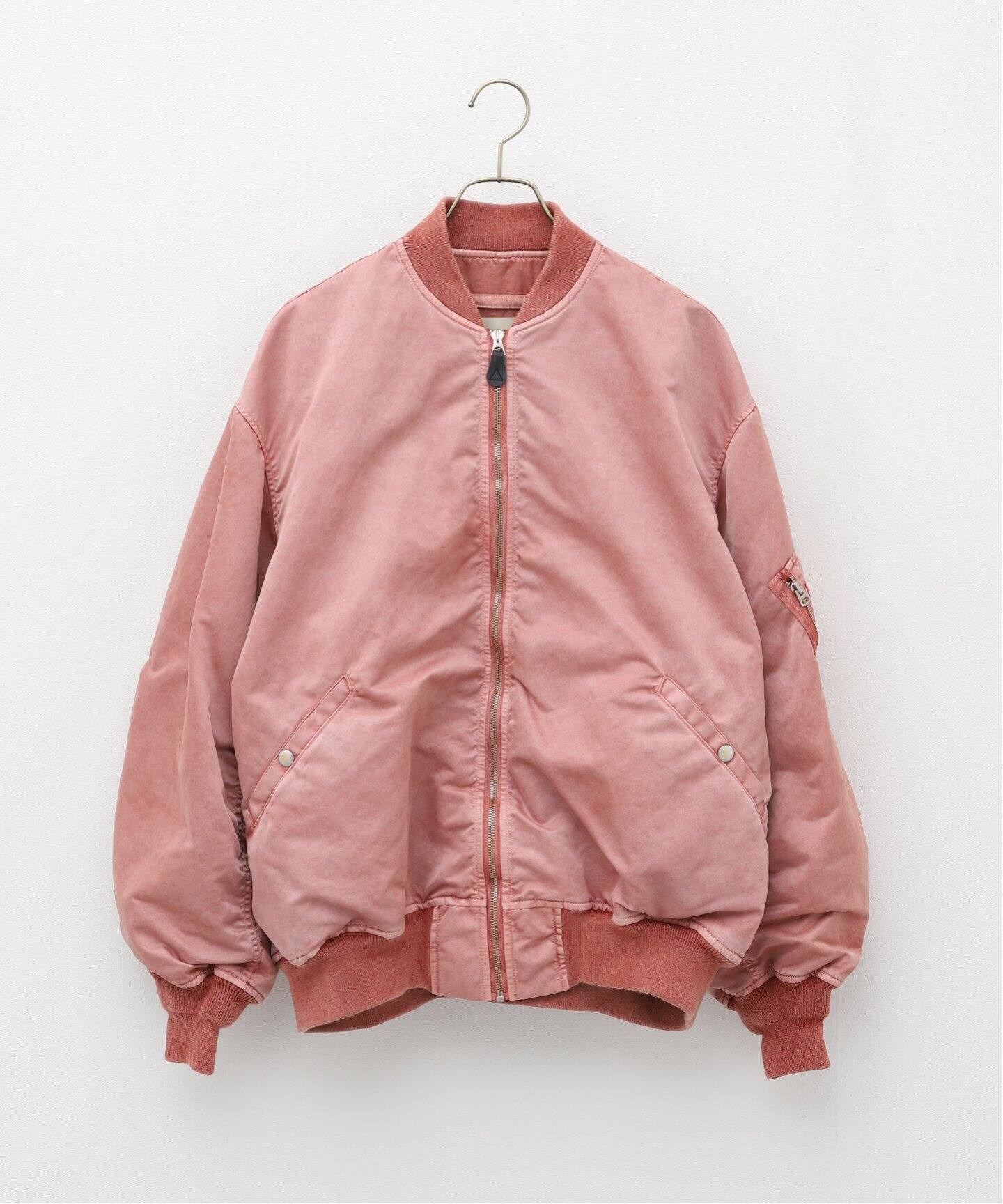 INNAT / インアット】 HAND DYED BOMBER JACKET（ナイロンジャケット 