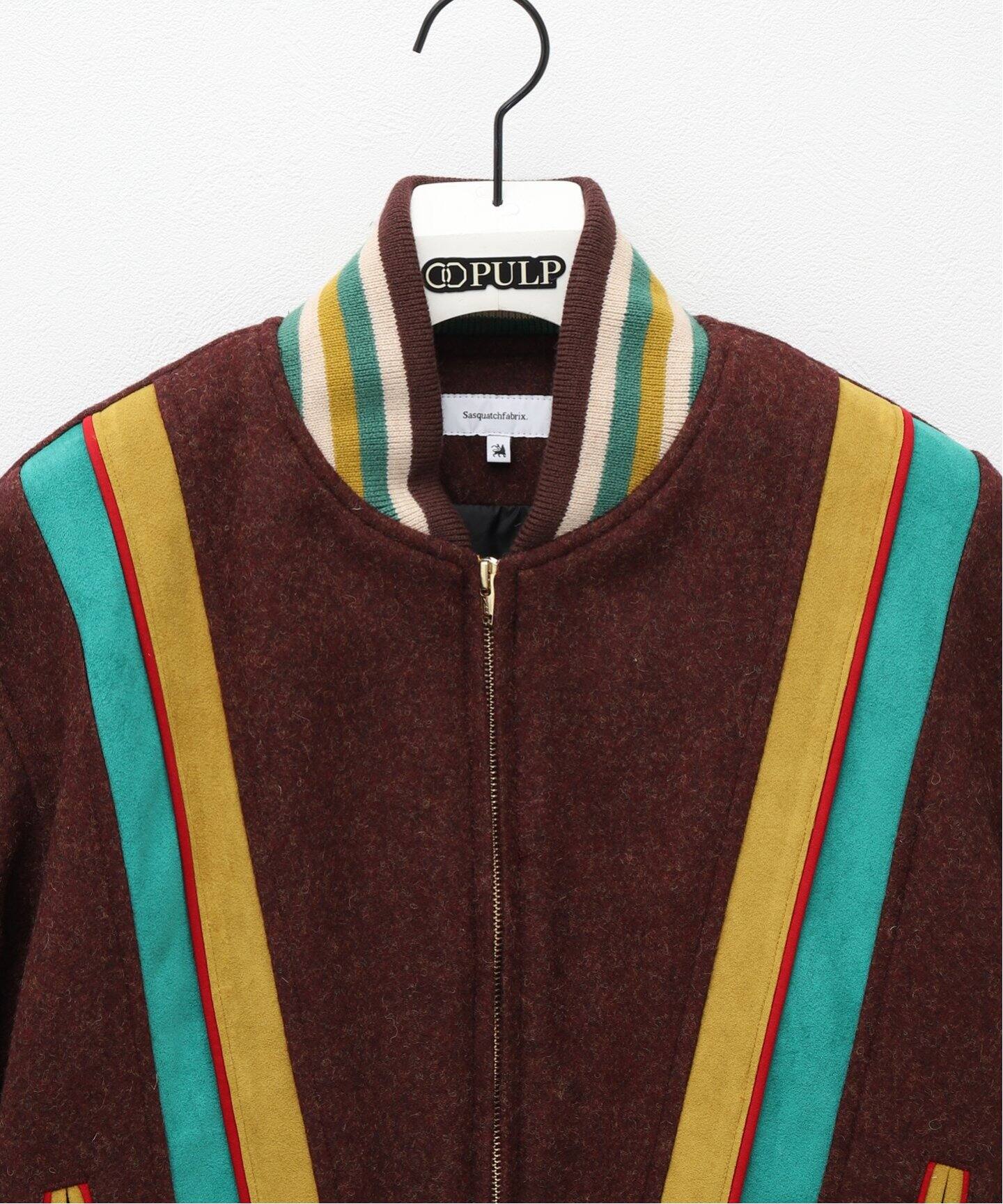 Sasquatchfabrix. / サスクワァッチファブリックス】STADIUM JACKET 