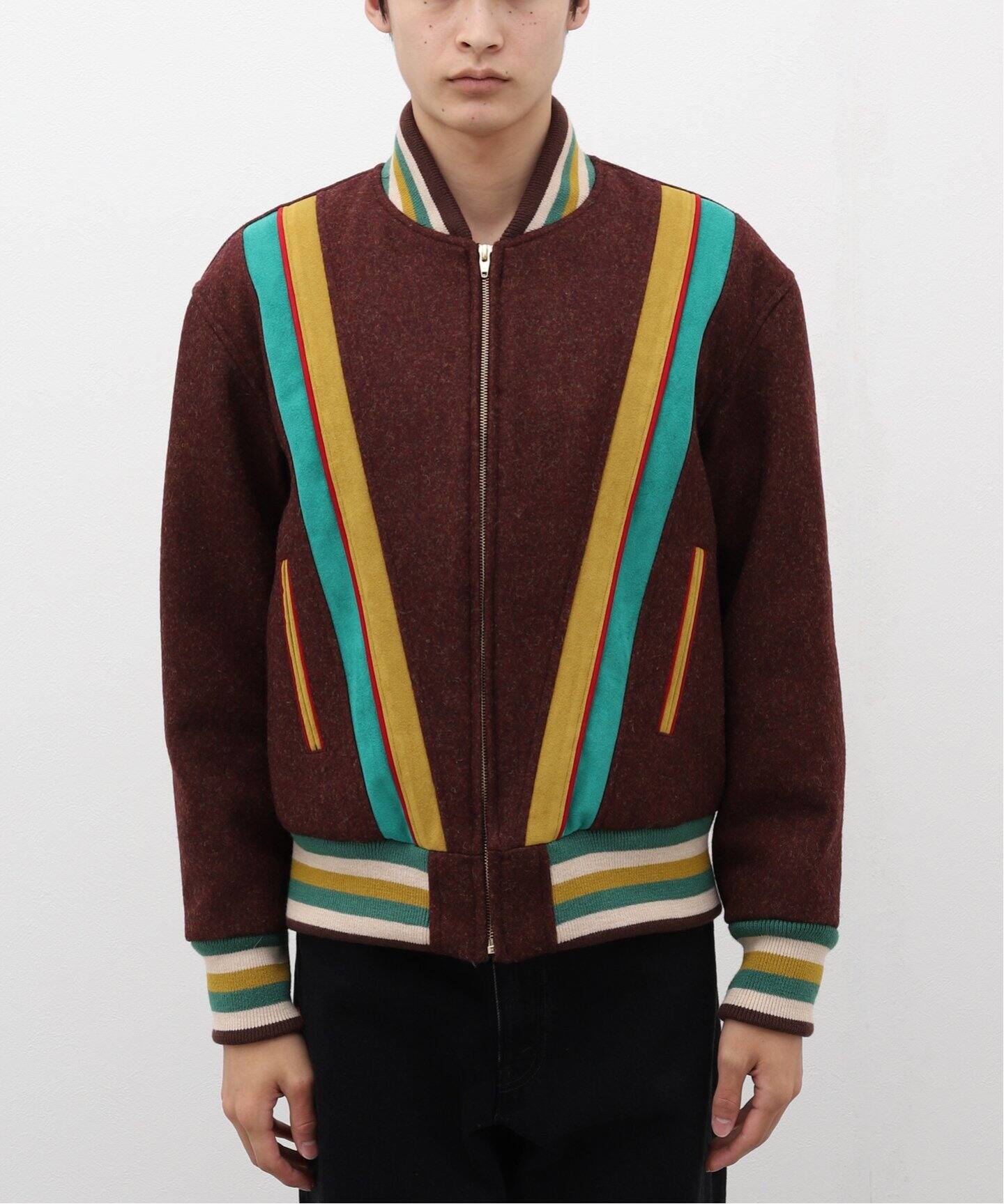 Sasquatchfabrix. / サスクワァッチファブリックス】STADIUM JACKET 
