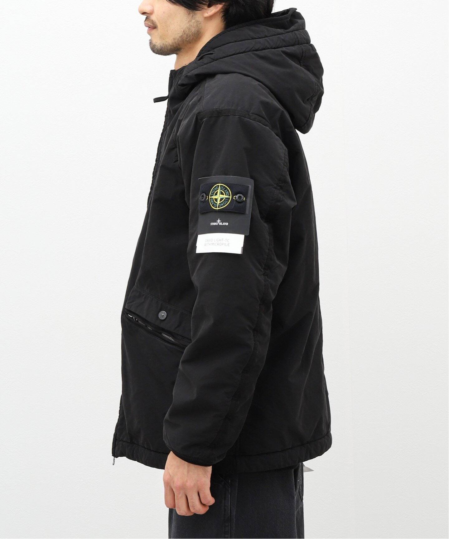 STONEISLAND / ストーンアイランド】ミリタリーフーデッドブルゾン 