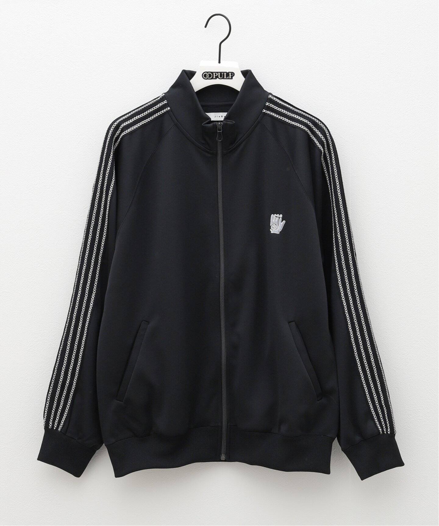 JIEDA / ジエダ】5 STRIPE ZIP JERSEY TOP（その他ブルゾン／アウター 