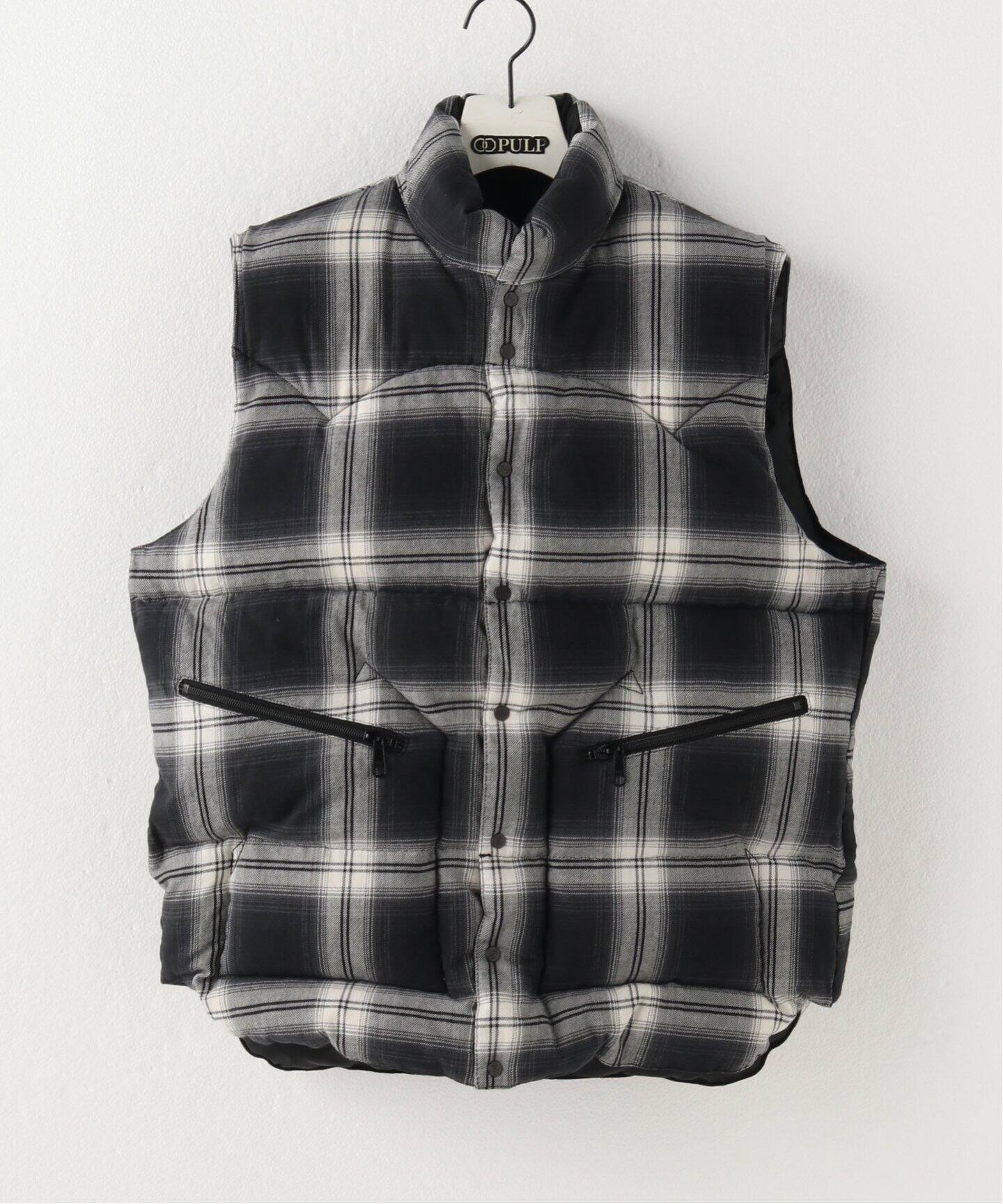 Rafu / ラフ】RMFC DOWN VEST W/EMBROIDERY（ベスト）｜PULP（パルプ  