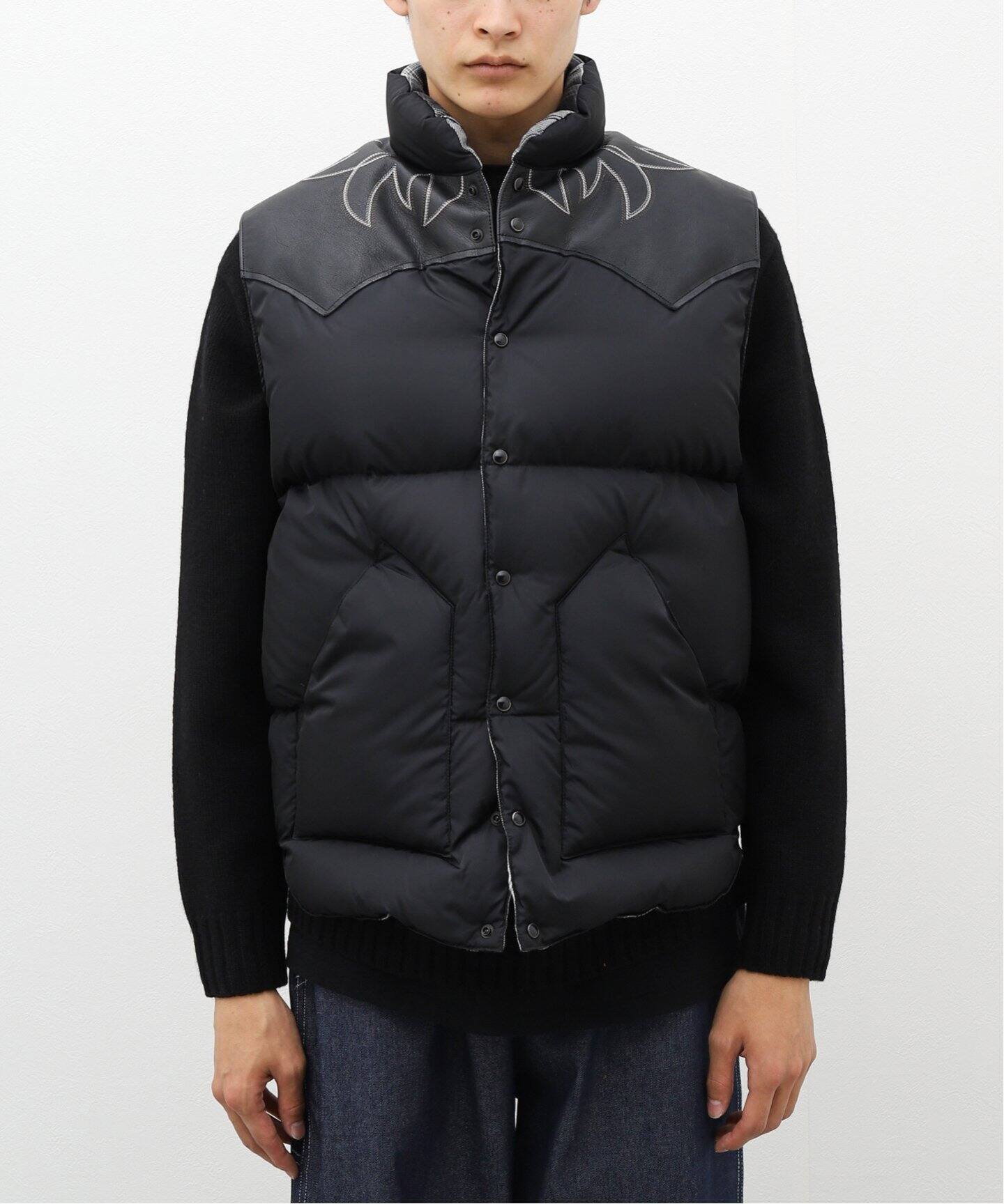 Rafu / ラフ】RMFC DOWN VEST W/EMBROIDERY（ベスト）｜PULP（パルプ  