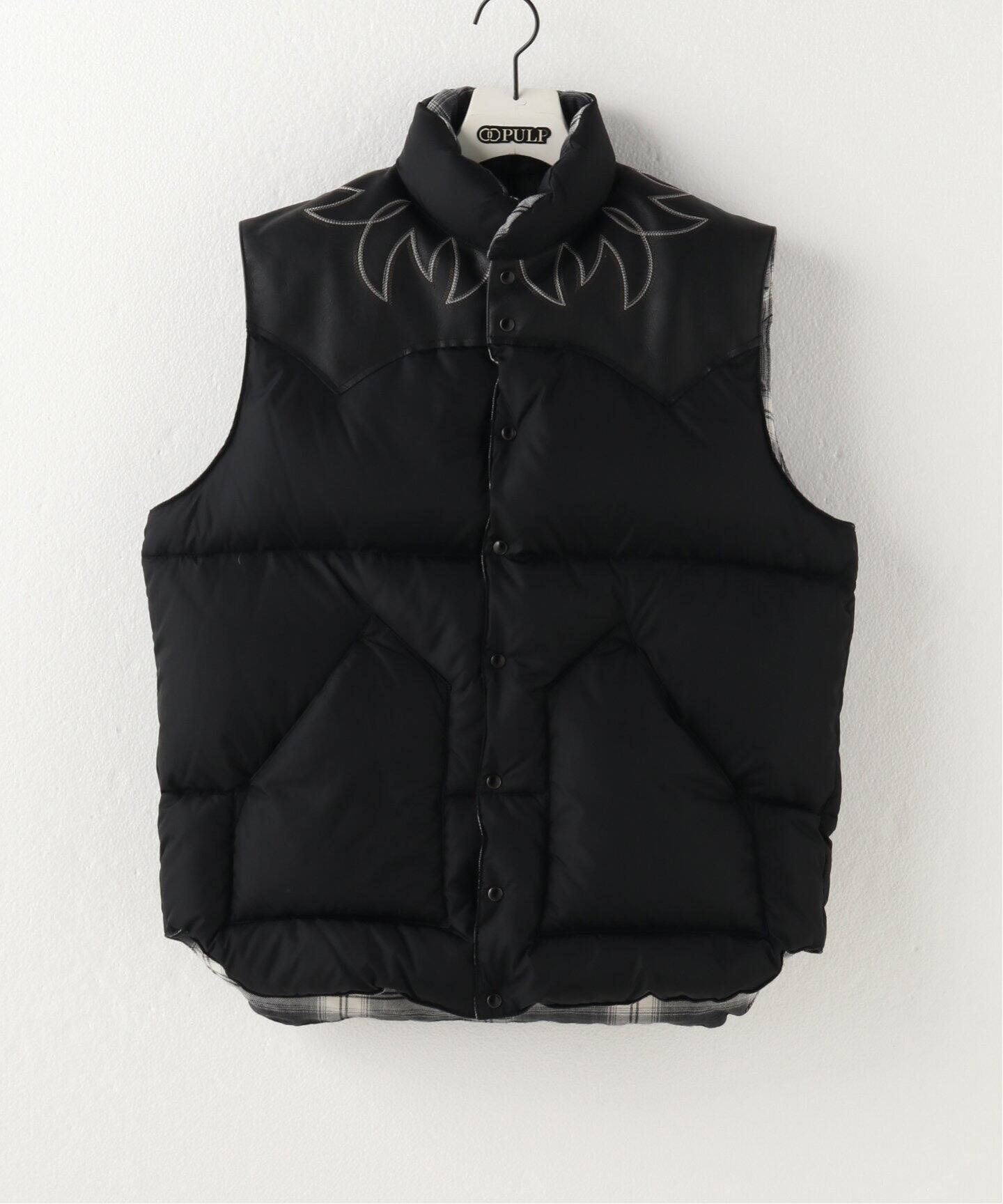 Rafu / ラフ】RMFC DOWN VEST W/EMBROIDERY（ベスト）｜PULP（パルプ  
