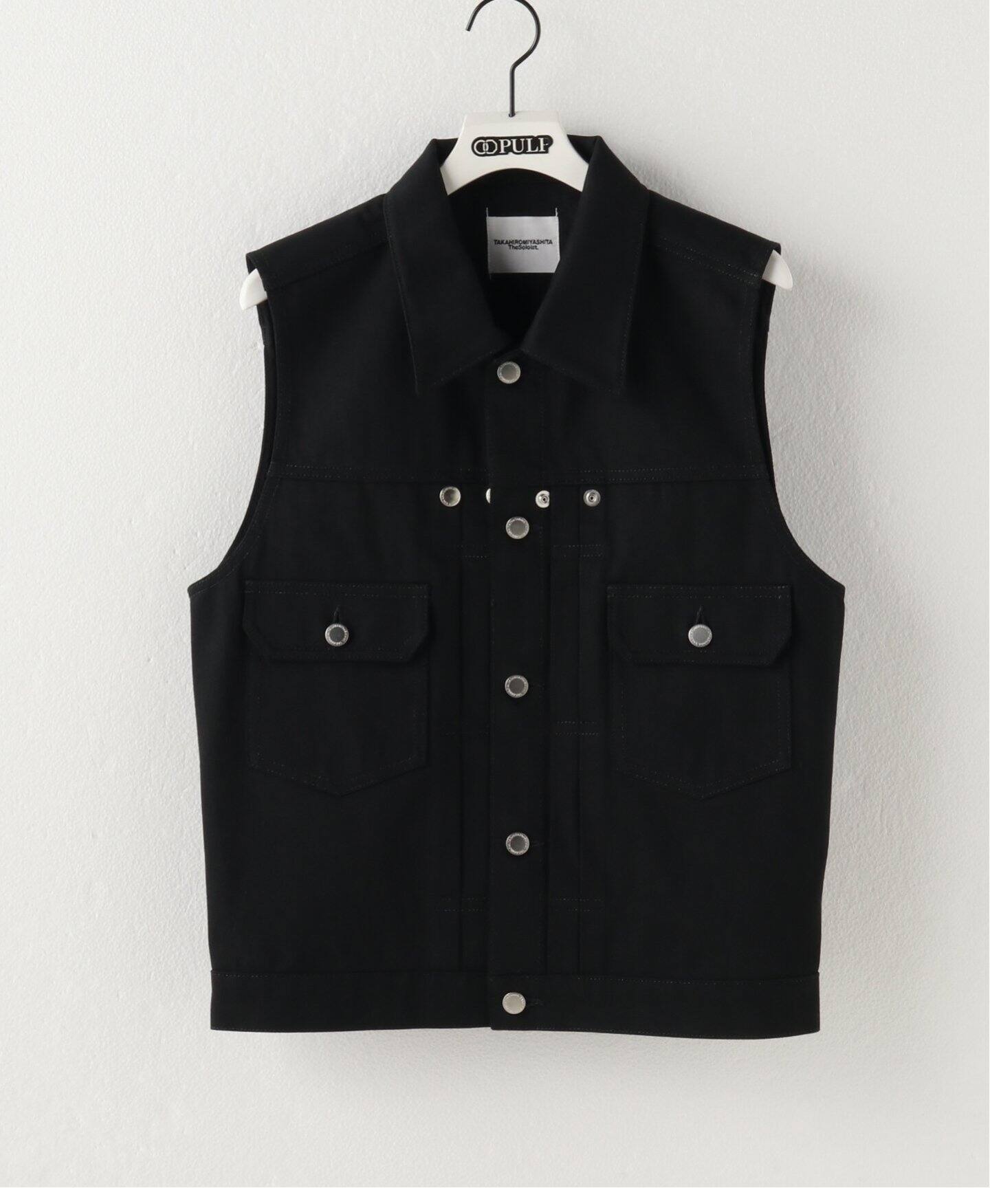 TAKAHIROMIYASHITATheSoloist. 】SLEEVELESS JEAN JACKET（デニム 