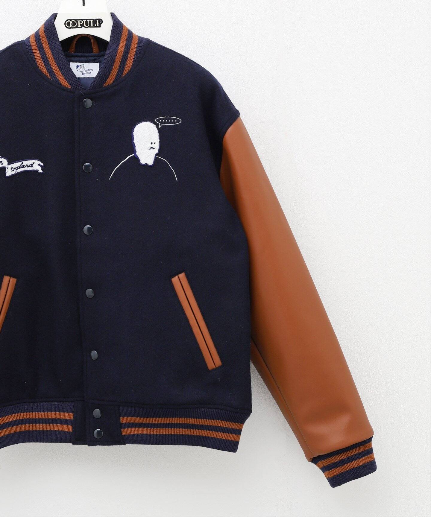 BOYS IN TOYLAND / ボーイズ イン トイランド】 T-LAND VARSITY JACKET 
