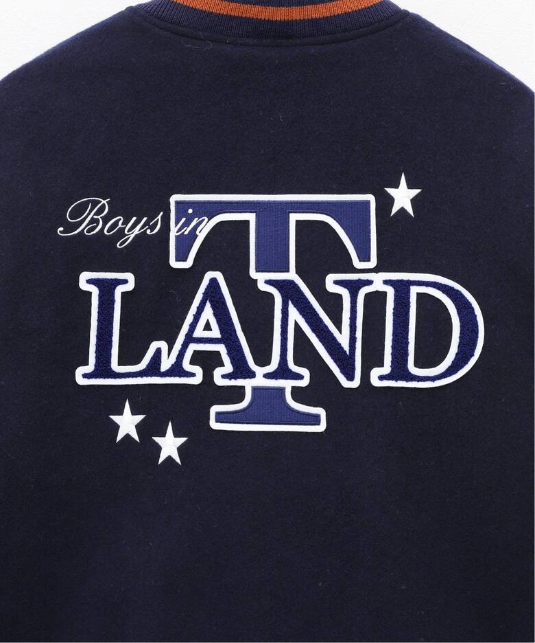 BOYS IN TOYLAND / ボーイズ イン トイランド】 T-LAND VARSITY JACKET 